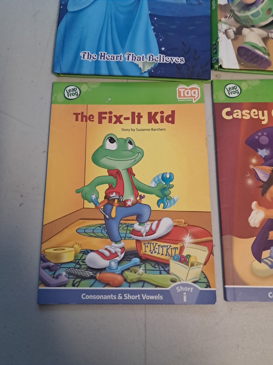 Lot Of Leap Frog Tag Books Toy Story Cinderella