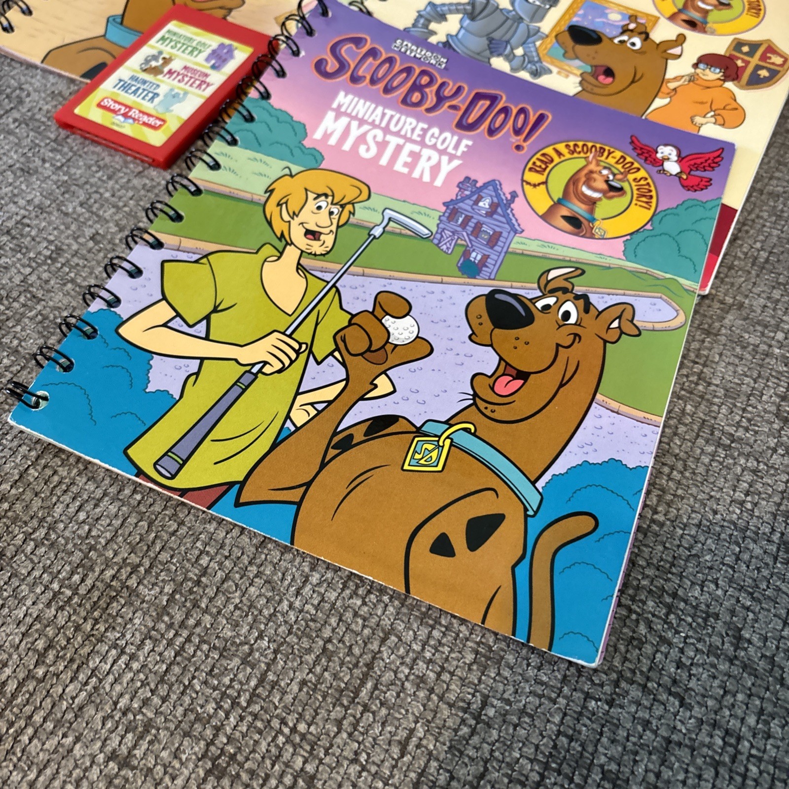Story Reader Books and Cartridges (7 Books & 5 Carts) Disney, Scooby READ!!