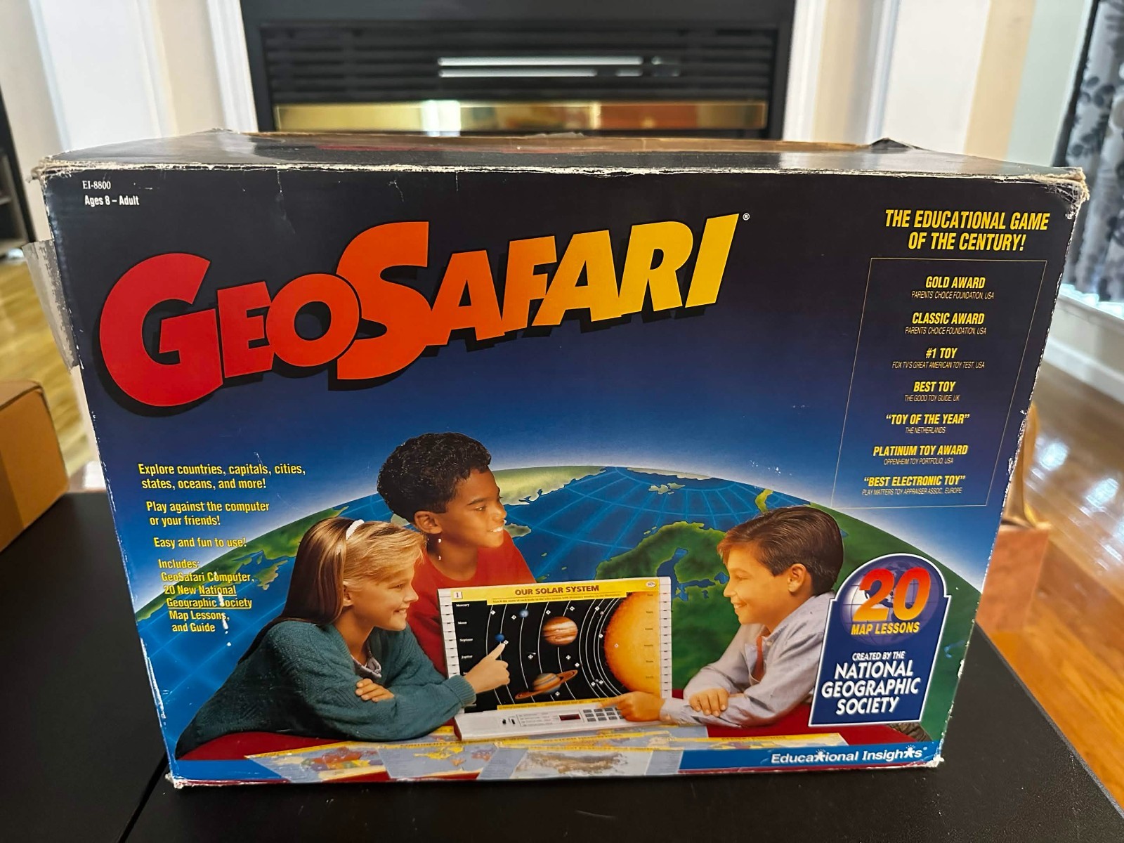 GeoSafari Electronic Learning Video Game Vintage System EI-8800 almost complete!