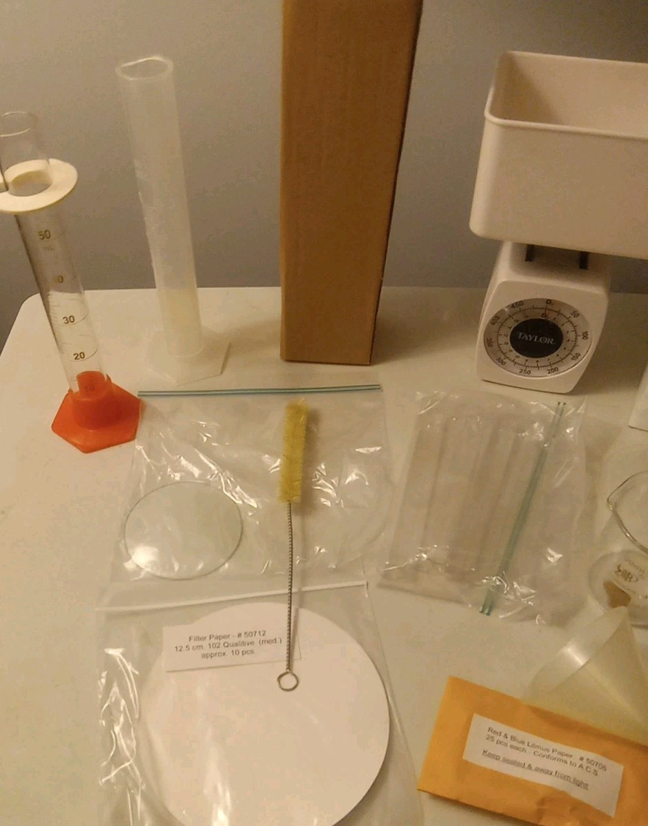 Miscellaneous Homeschool Science Lab Materials, Mix Of Supplies, Science,biology