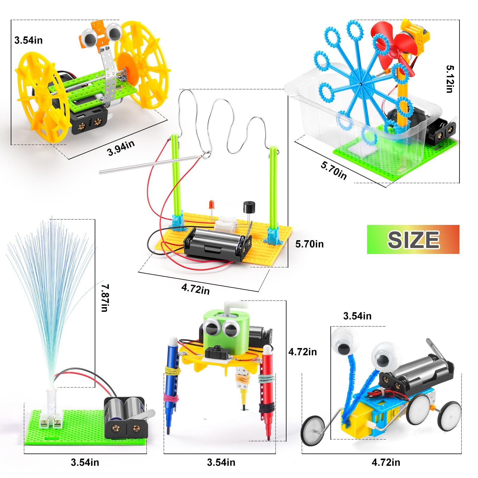 STEM Kits for Age 6-8 8-10 – Boy Gifts for 6 7 8 Year Old Boys Gift, STEM Toy…