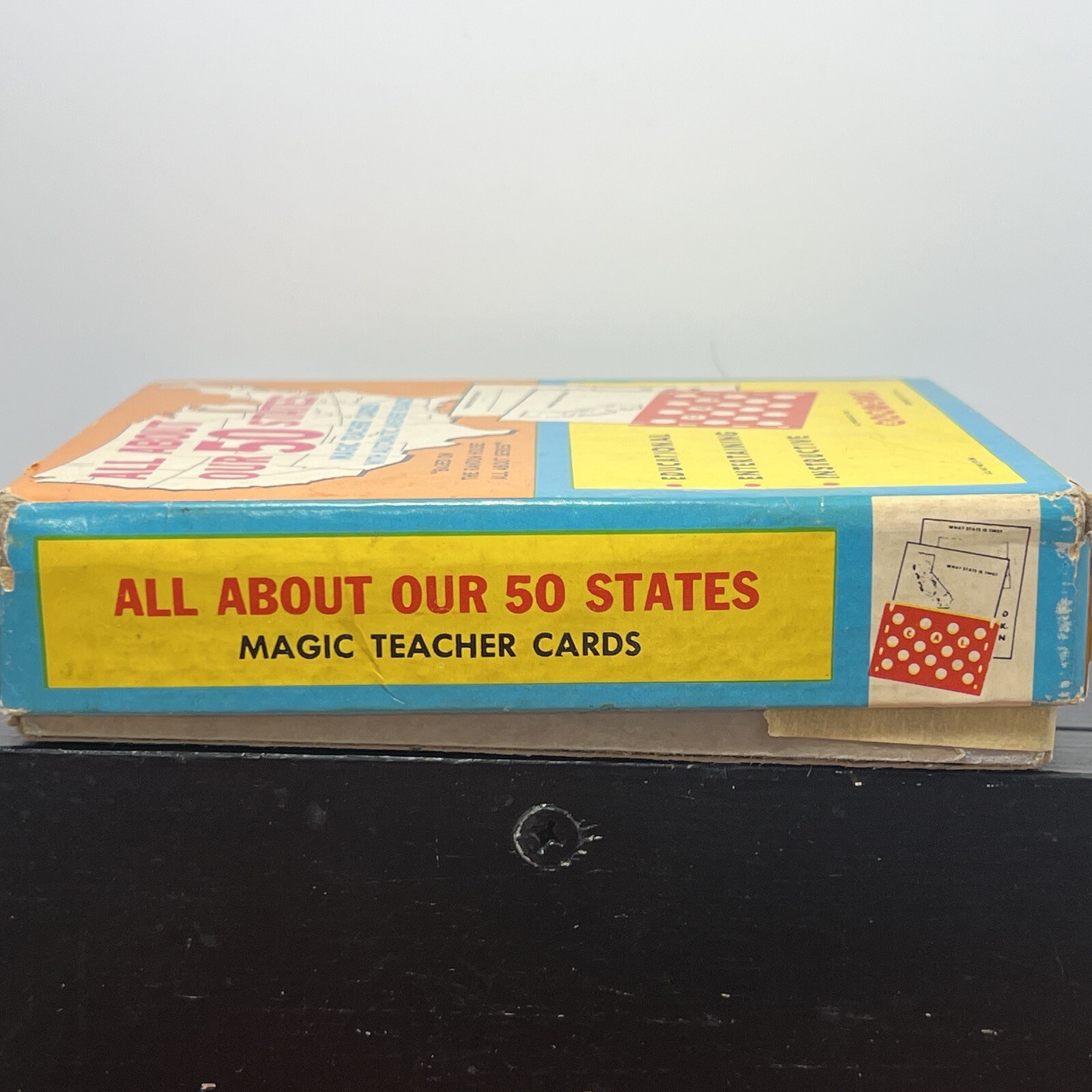 Vintage 1960s Magic Teacher Cards “All About Our 50 States” Bar-Zim Toy Co