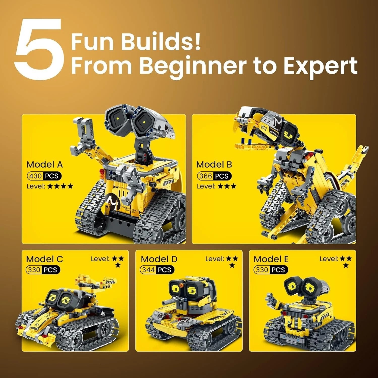 Interactive STEM Coding Robot Kit – 473 Pieces of Creative Fun for Ages 8+