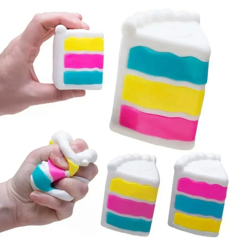 ULTRA RARE 🎂 Peace O’Cake Limited Edition Sensory Squeeze Toy For Ages 3 And Up