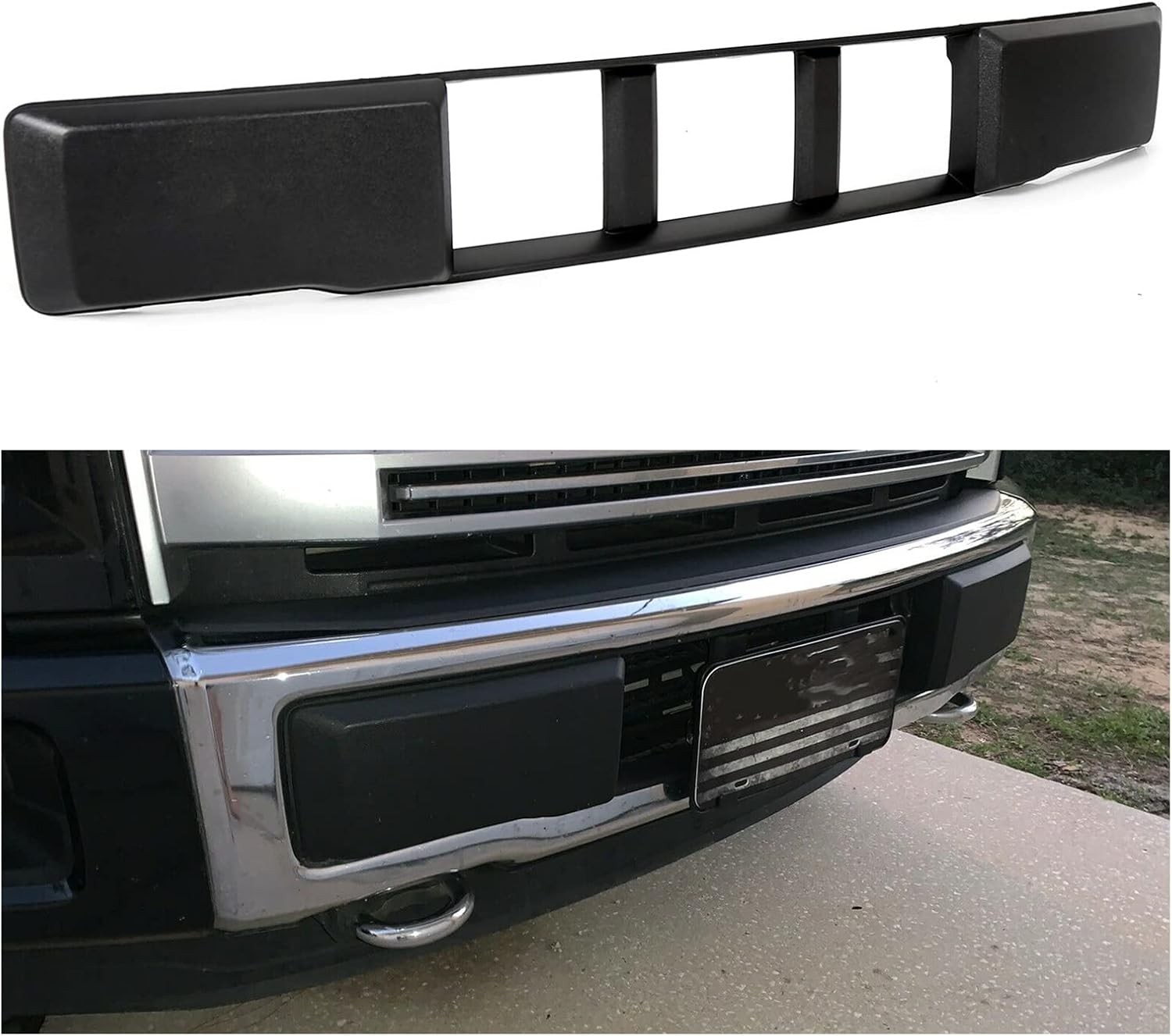 Lower Grille Compatible With 2015-2017 Ford F-150 F150 Front Bumper Lower