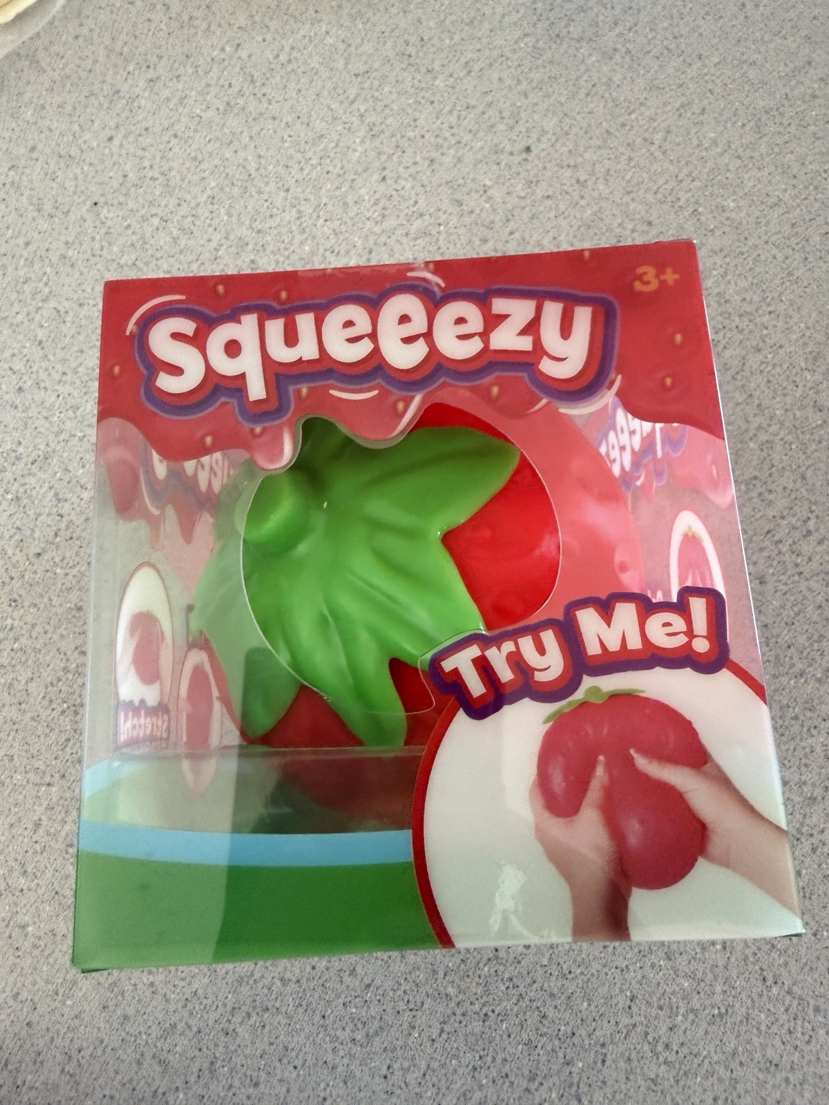 New TikTok Viral Jumbo Squishy Strawberry Sensory Toy Squeeezy 6″ Toymendous!