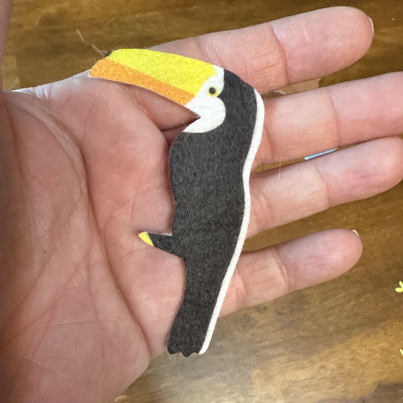 Felt World Map with Felt Animals Match to Continent Felt Pieces Horizon