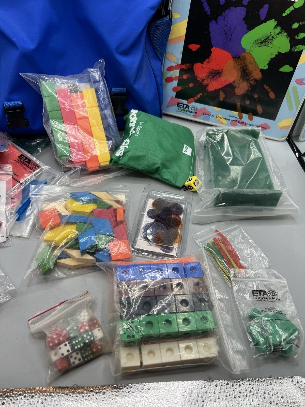 Math Manipulatives Lesson Plans Home School Elementary Class Lot Hands On HOT