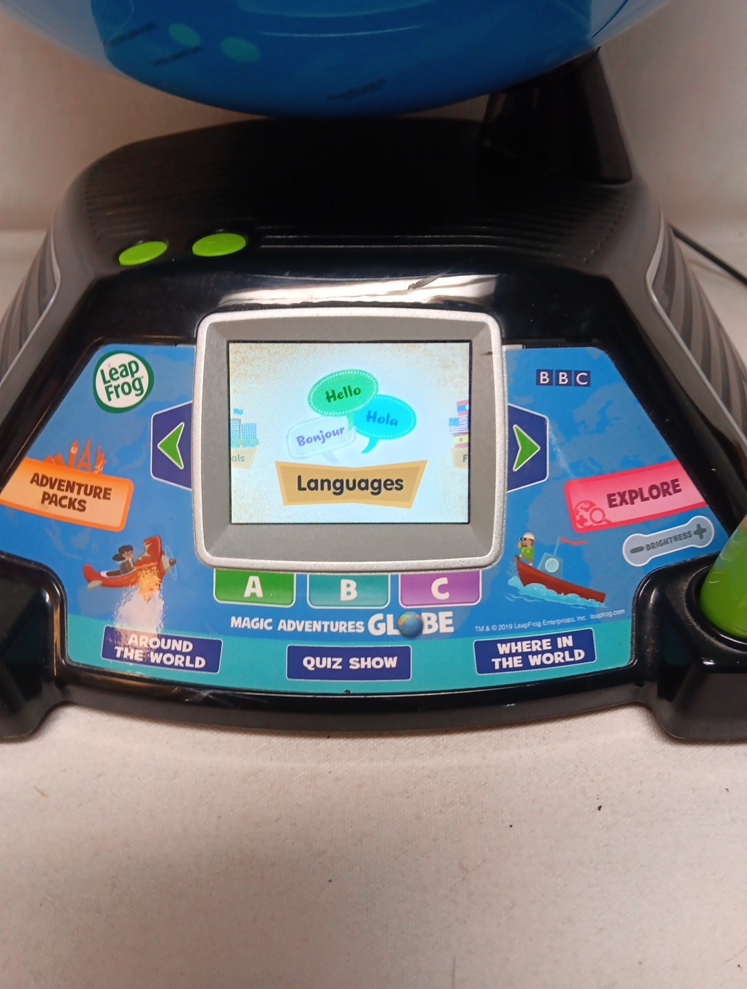 LeapFrog Magic Adventures Globe 2.8″ Video Screen BBC Videos Interactive Games