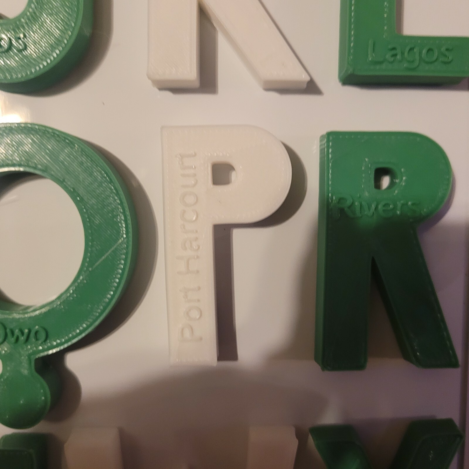 ABD Alphabet Letters Nigerian Alphabet Yoruba Alfabeti Educational Magnets