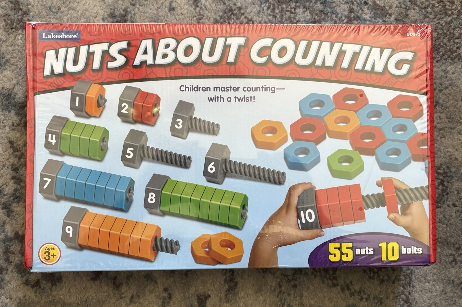 Lakeshore Learning “Nuts About Counting” Nuts And Bolts Counting Game Complete