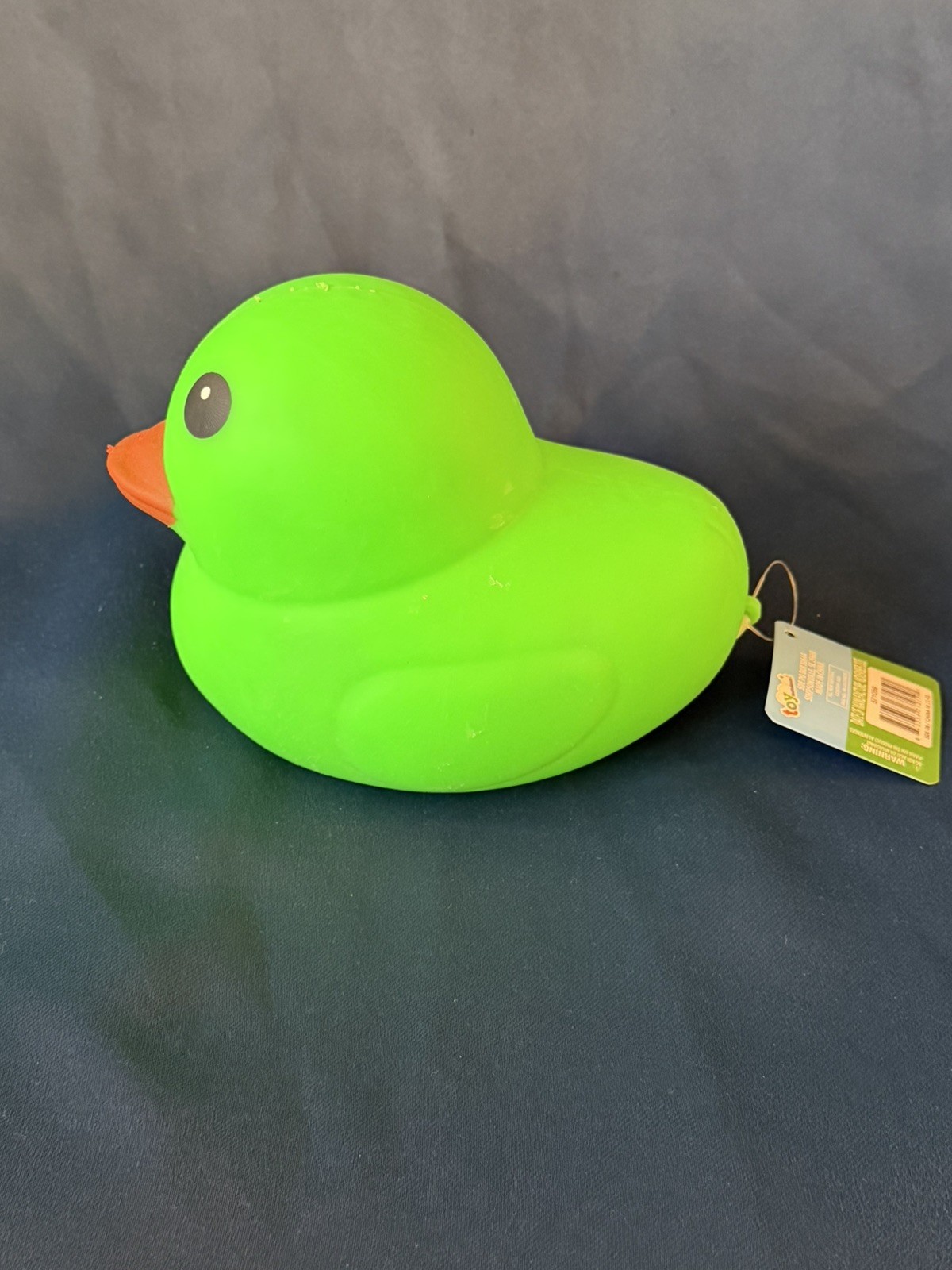 Sunny Days Squeeezy Jumbo Green Duck Durable Stress Stretch Toy-Stretches 1FT