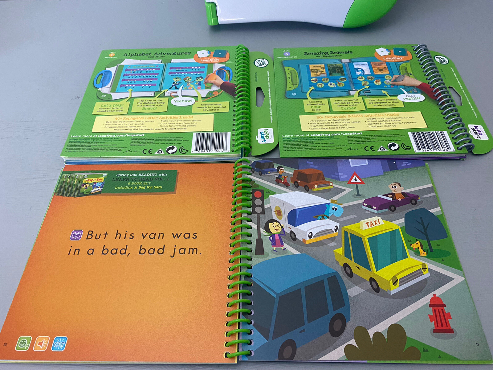 Leap Frog Leap Start Learning System 2016 Tested & Works PLUS 3 Leap Start Books