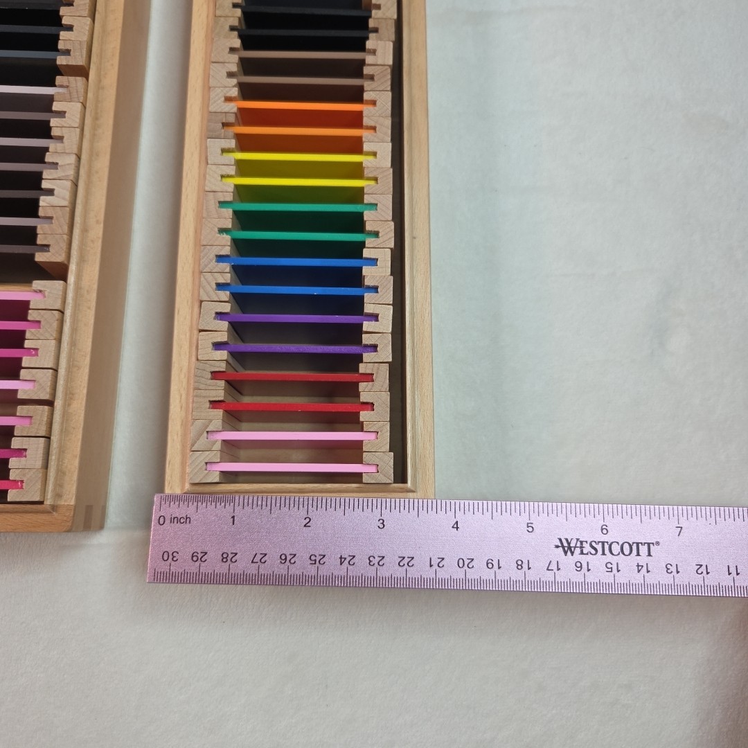 Montessori Color Tablets Boxes 2 & 3 Large Set 63 Pieces + 22 Piece Set Total 85