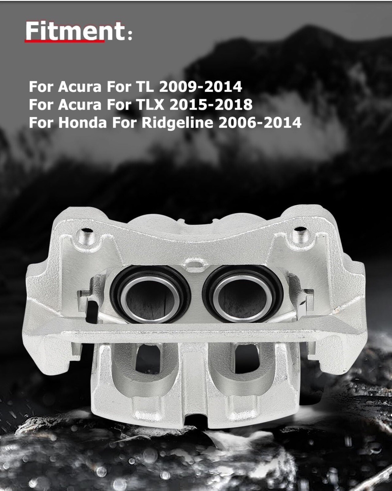 cciyu 19B2959 Front Right Brake Caliper With Bracket For Acura For RDX-NEW