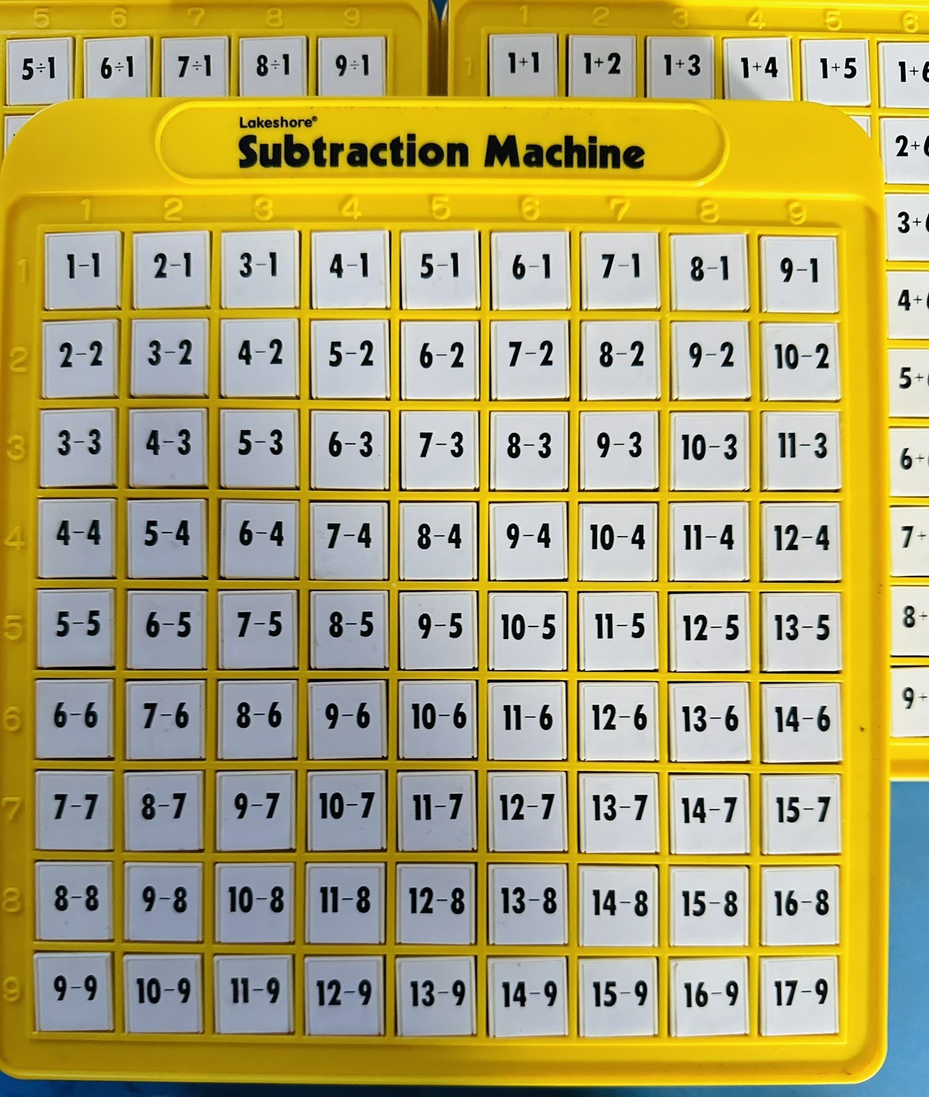 Lakeshore Math Machines Addition Subtraction & Division Set Of 3