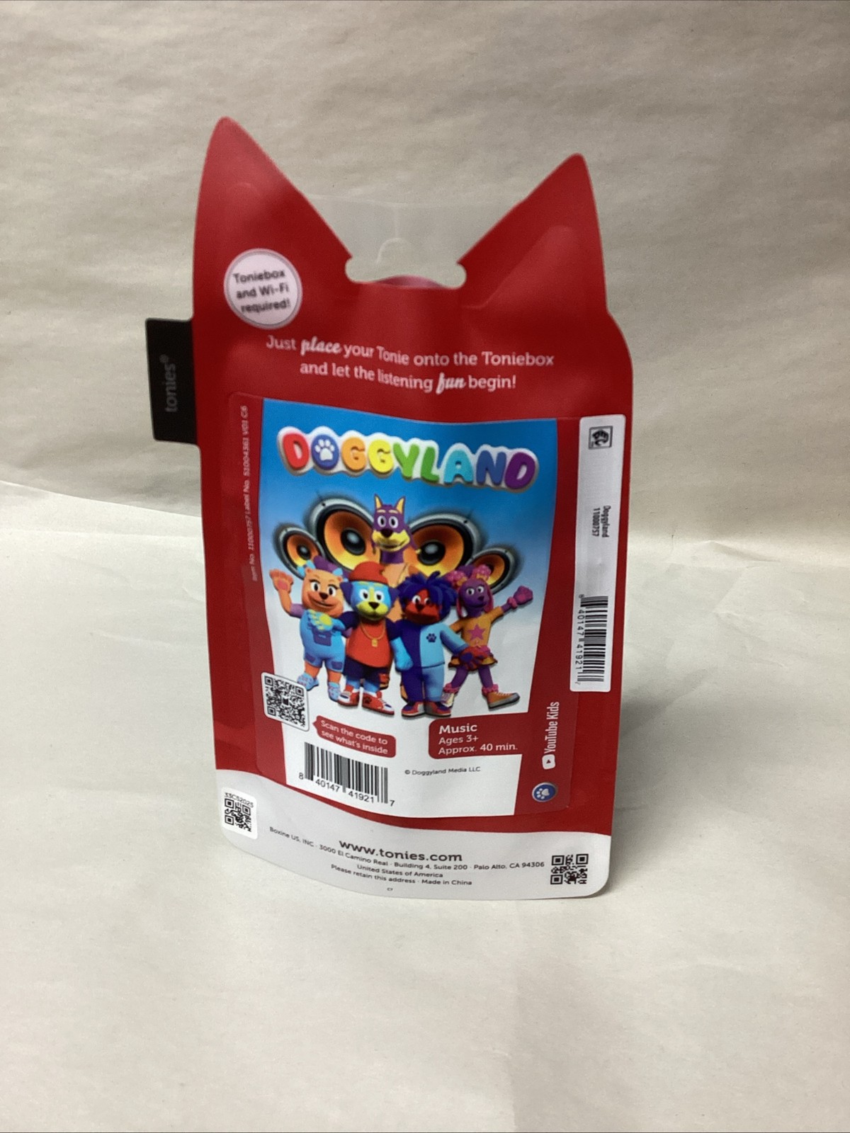 Doggyland Tonie Audio Play Character Snoop Dogg Toniebox Bow Wizzle NEW