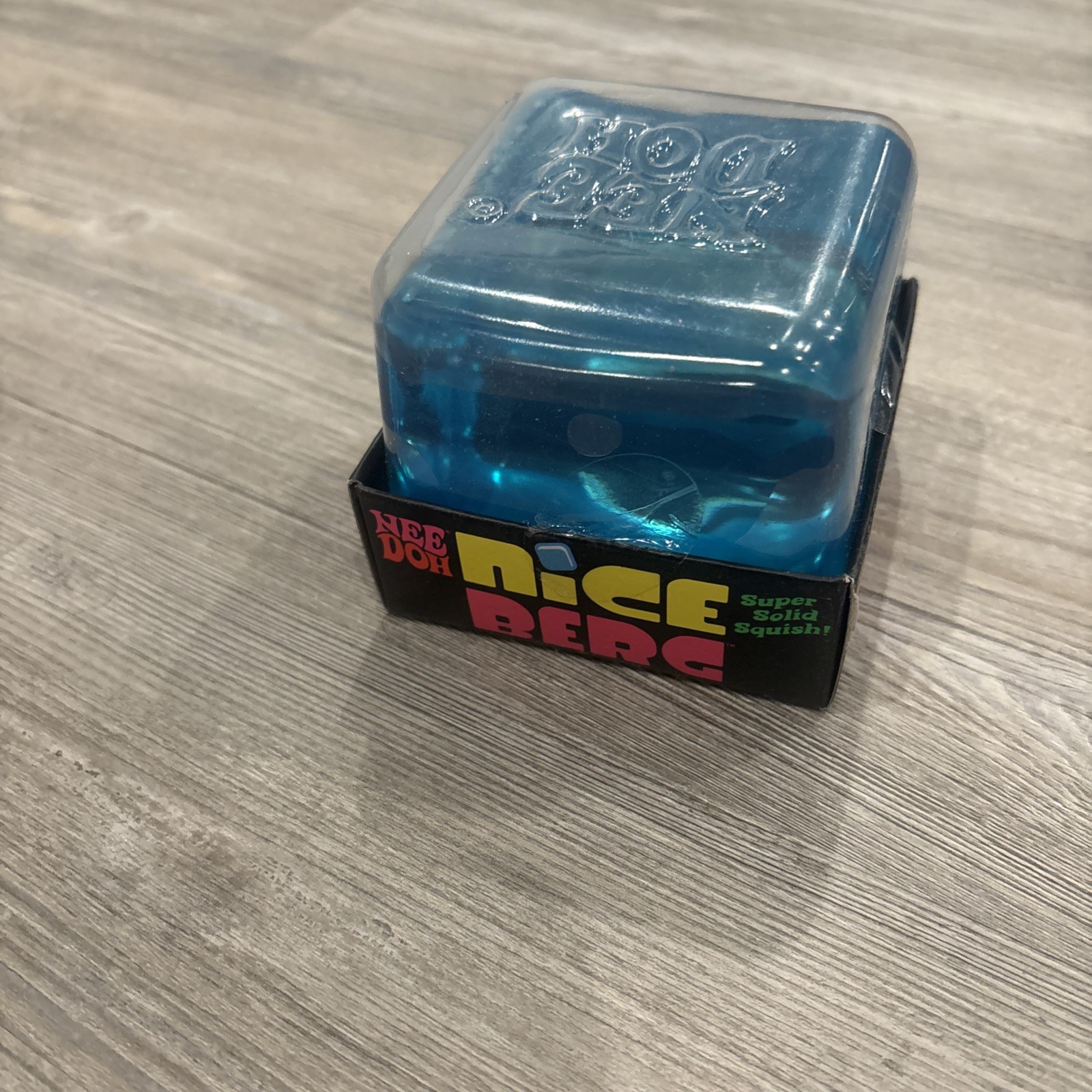Blue NeeDoh Nice Berg XL Squishy – Fast Shipping!