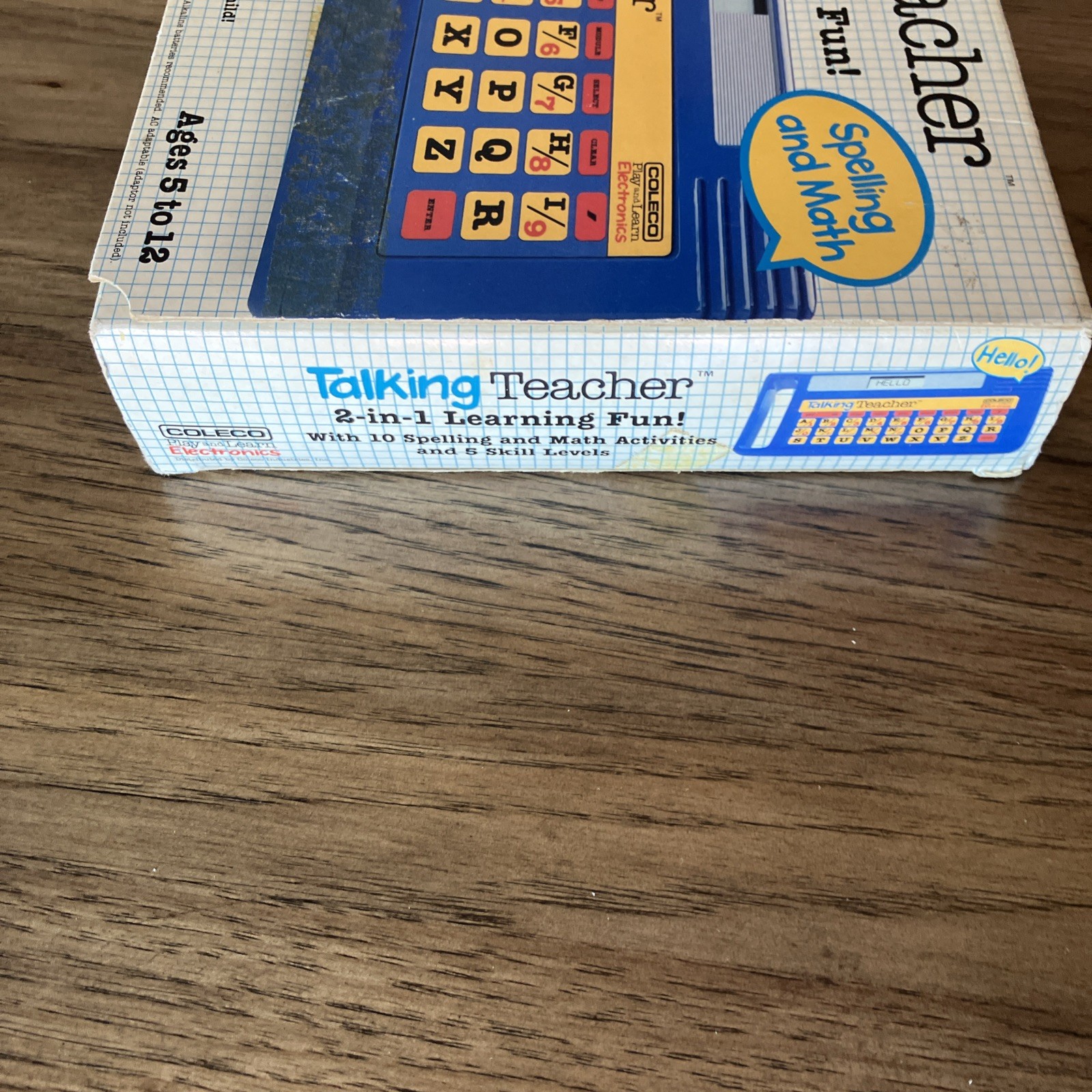Vintage Coleco Talking Teacher Educational Toy Play & Learn Model 8100 WORKS