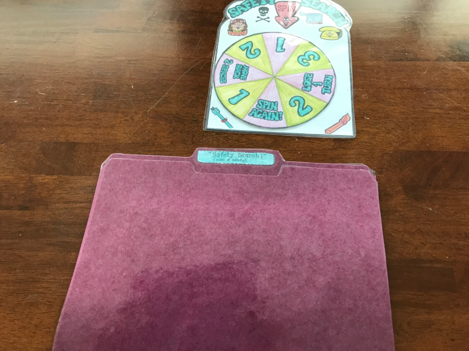 Safety Search! Rules of Safety Social Studies grades k-4 file folder game