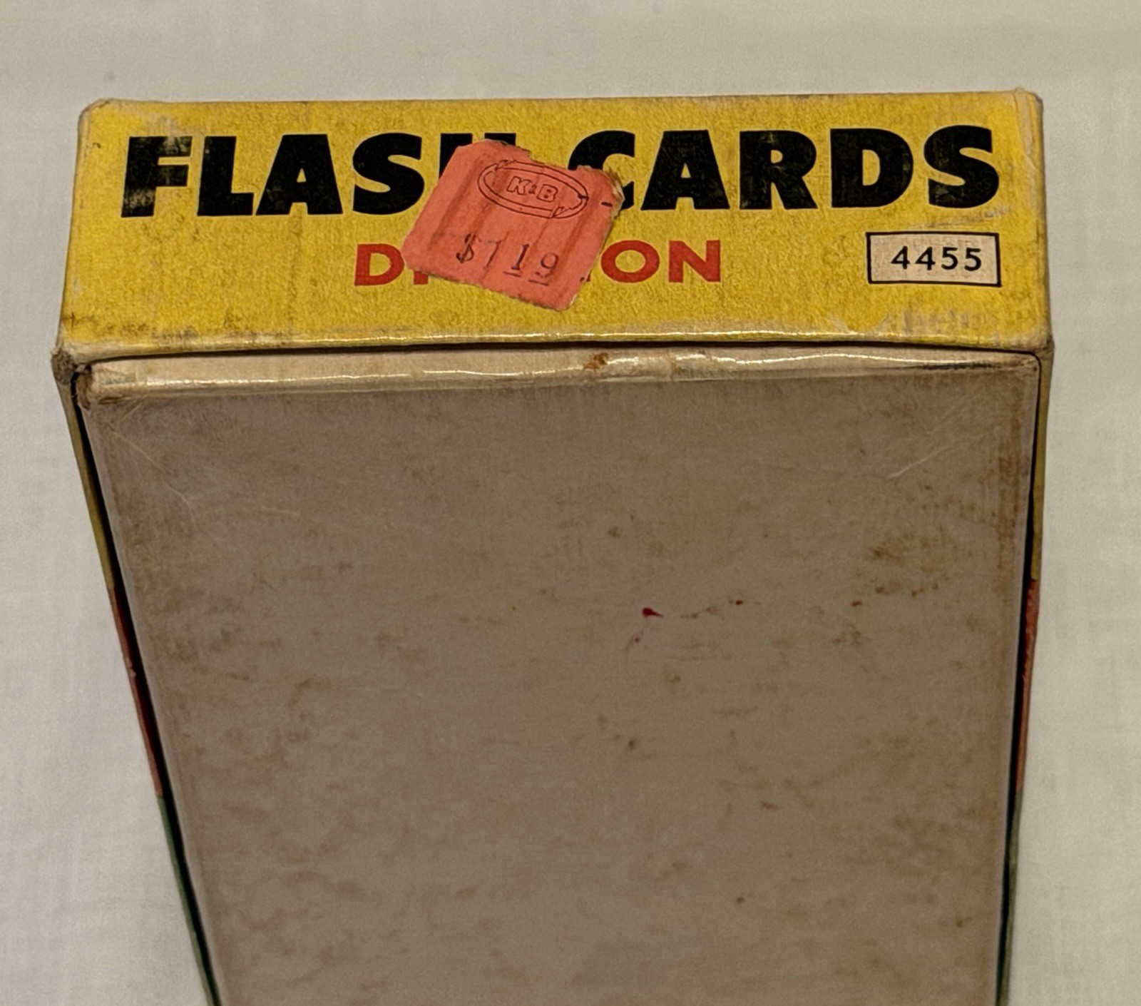 (4) Vintage 1962 and 1963 Milton Bradley Flash Cards Grades 2 thru 6