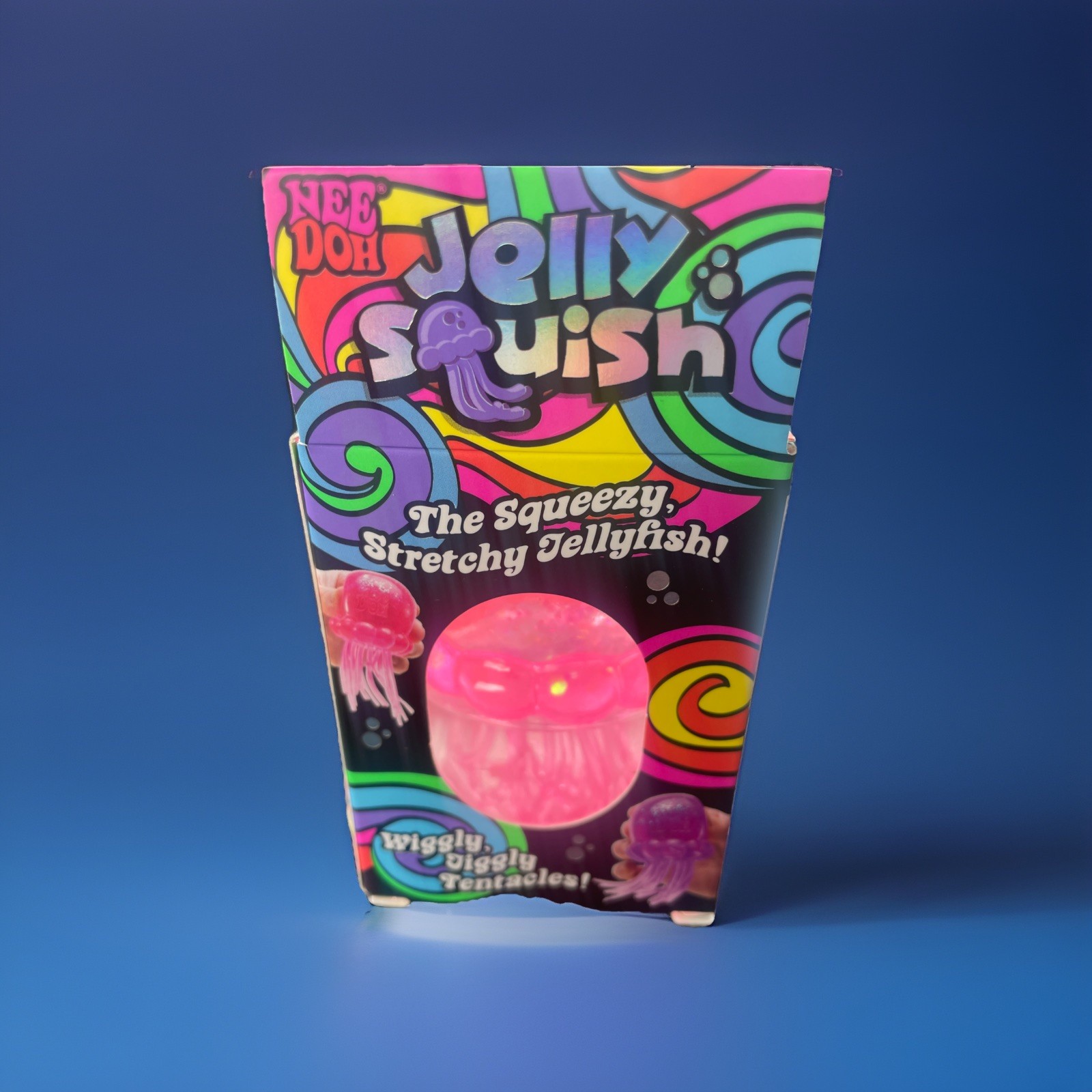 NeeDoh JellySquish Jellyfish *Authentic* Brand New Sealed-Pink