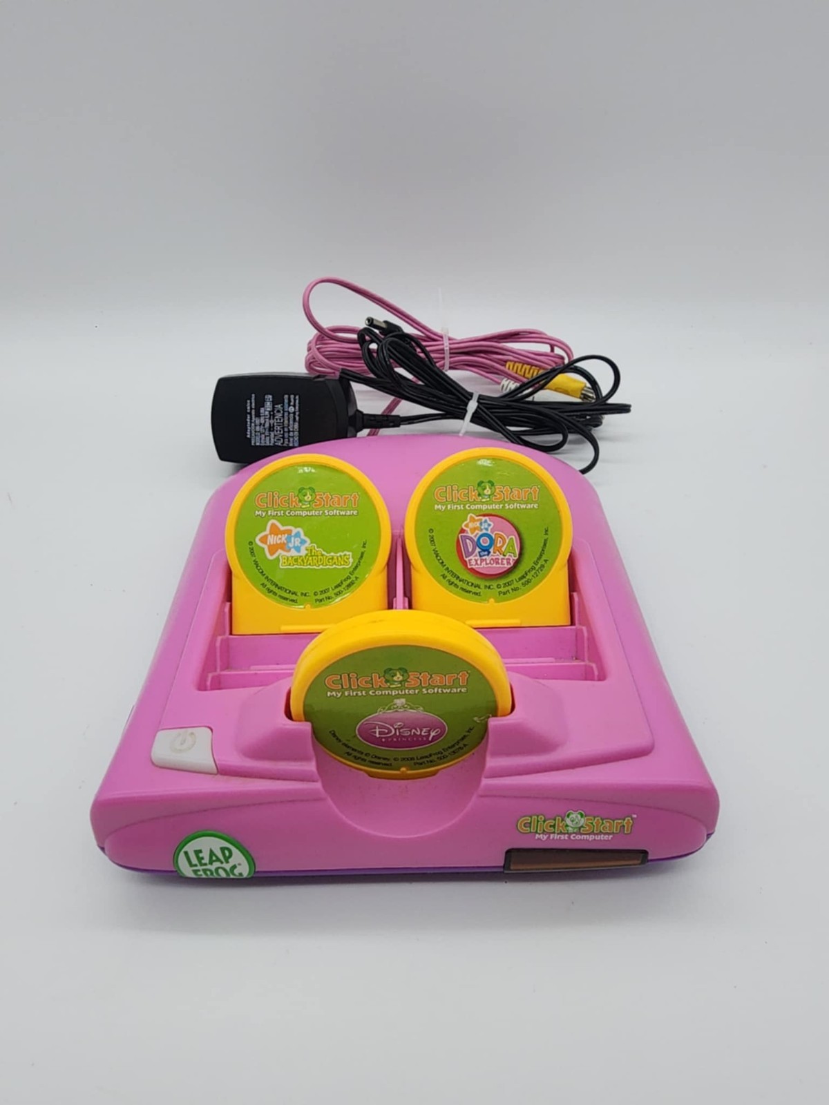 Leap Frog Click Start My First Computer Replacement Console Leap Frog W/ 3 Games