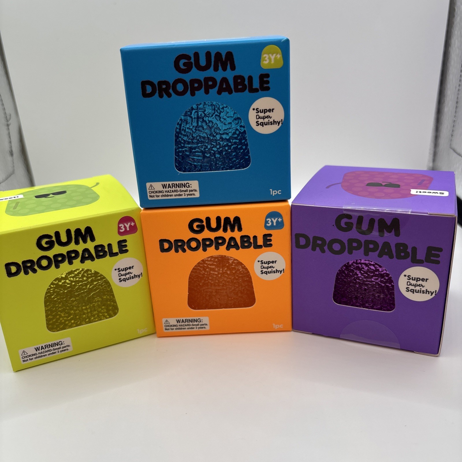 J’Adore all new viral Gum Droppable Squishy (4 count)