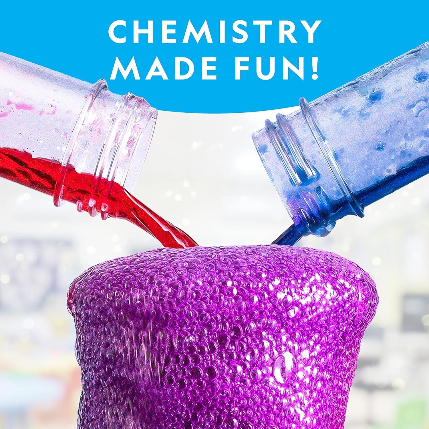 Blue Marble Stunning Chemistry Set – Mega Science Kit with 45 Easy Experiment…