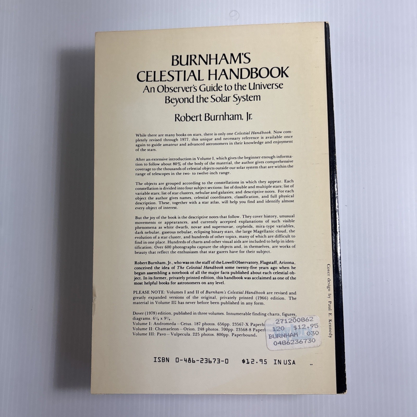 Burnham s Celestial Handbook, Vol 1-3 An Observer s Guide to the Universe