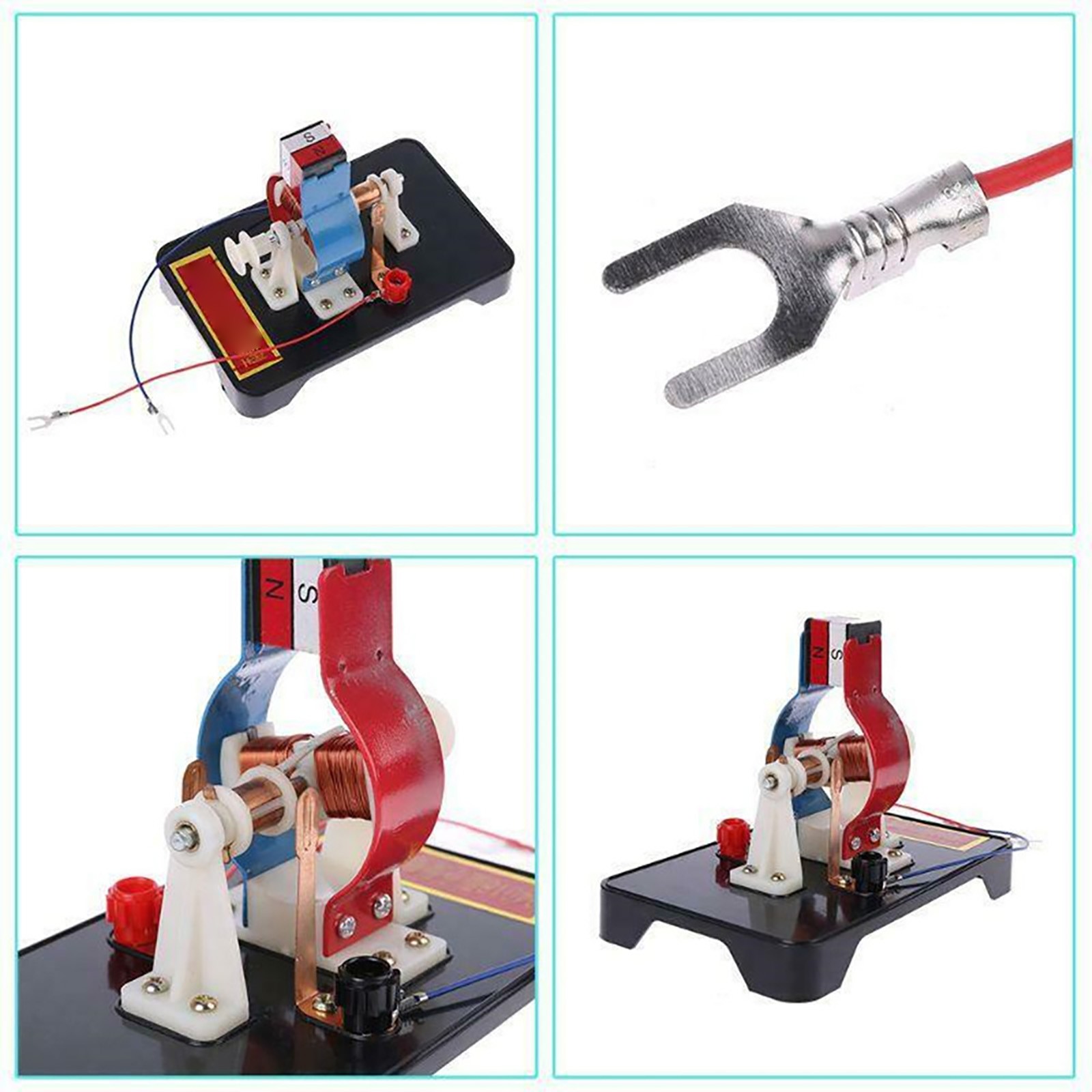 DIY Simple DC Electric Motor Model Assemble Kit for Kids Physics Science Toys