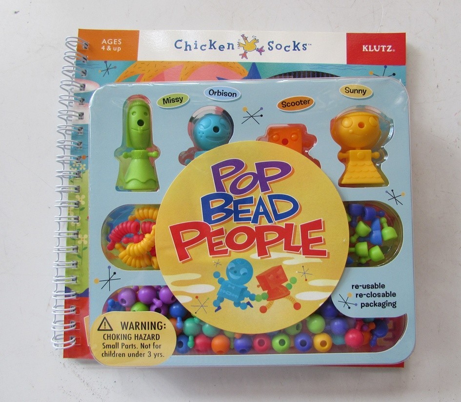 Pop Bead People by Klutz Editors (2006, Hardcover) New Old Stock NOS