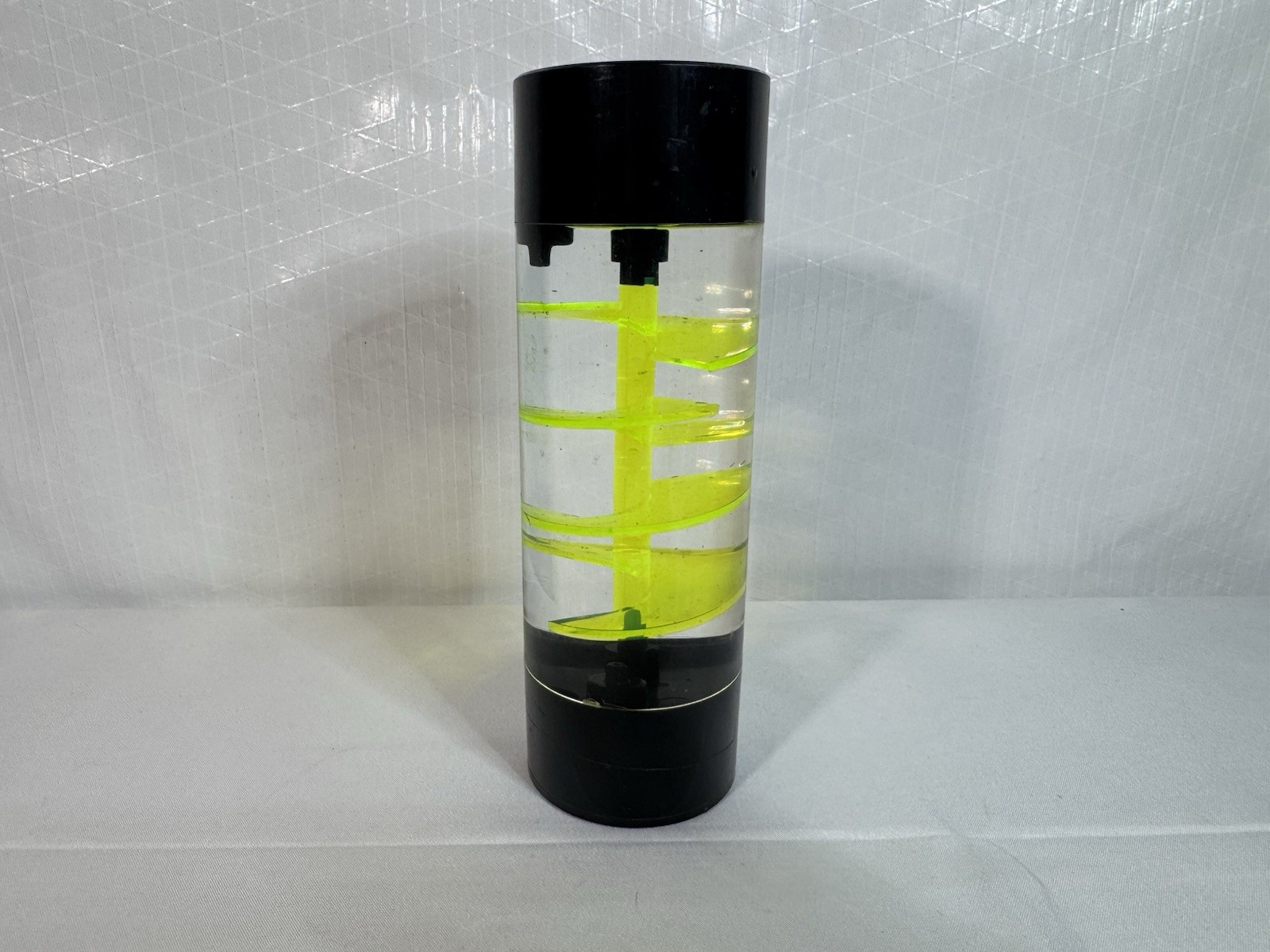 RARE 90s Lyon Company Black Spiral Liquid Motion Timer Desk Toy EVAPORATED