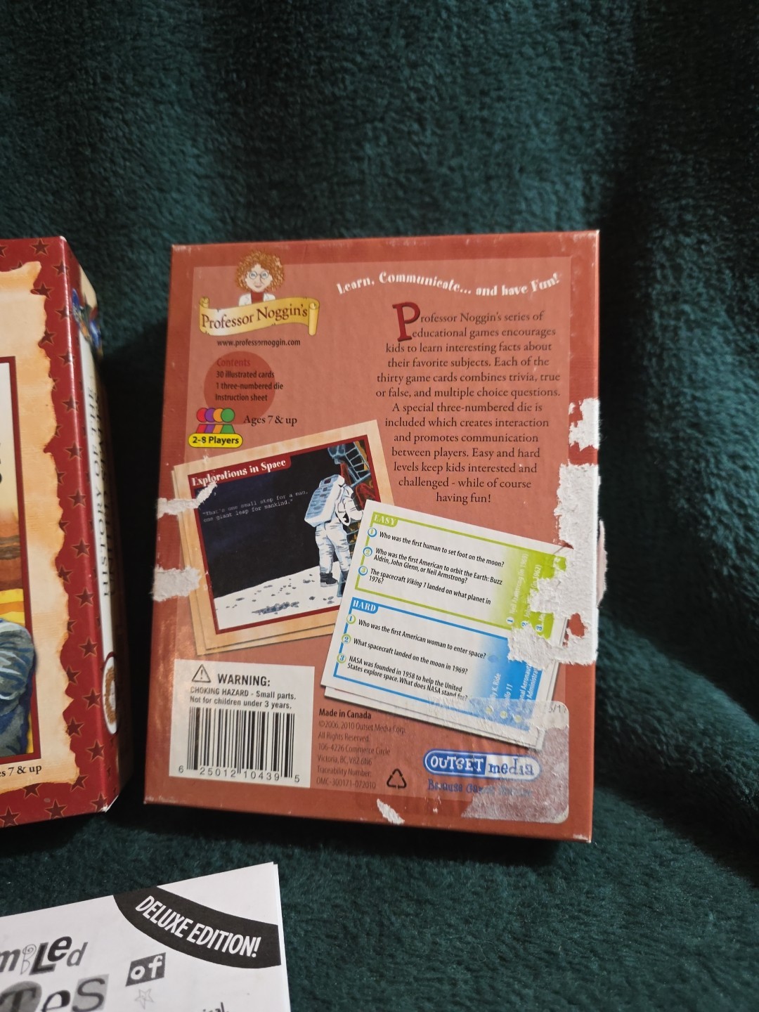 Professor Noggin’s History Of The United States Trivia Card Game Complete #29