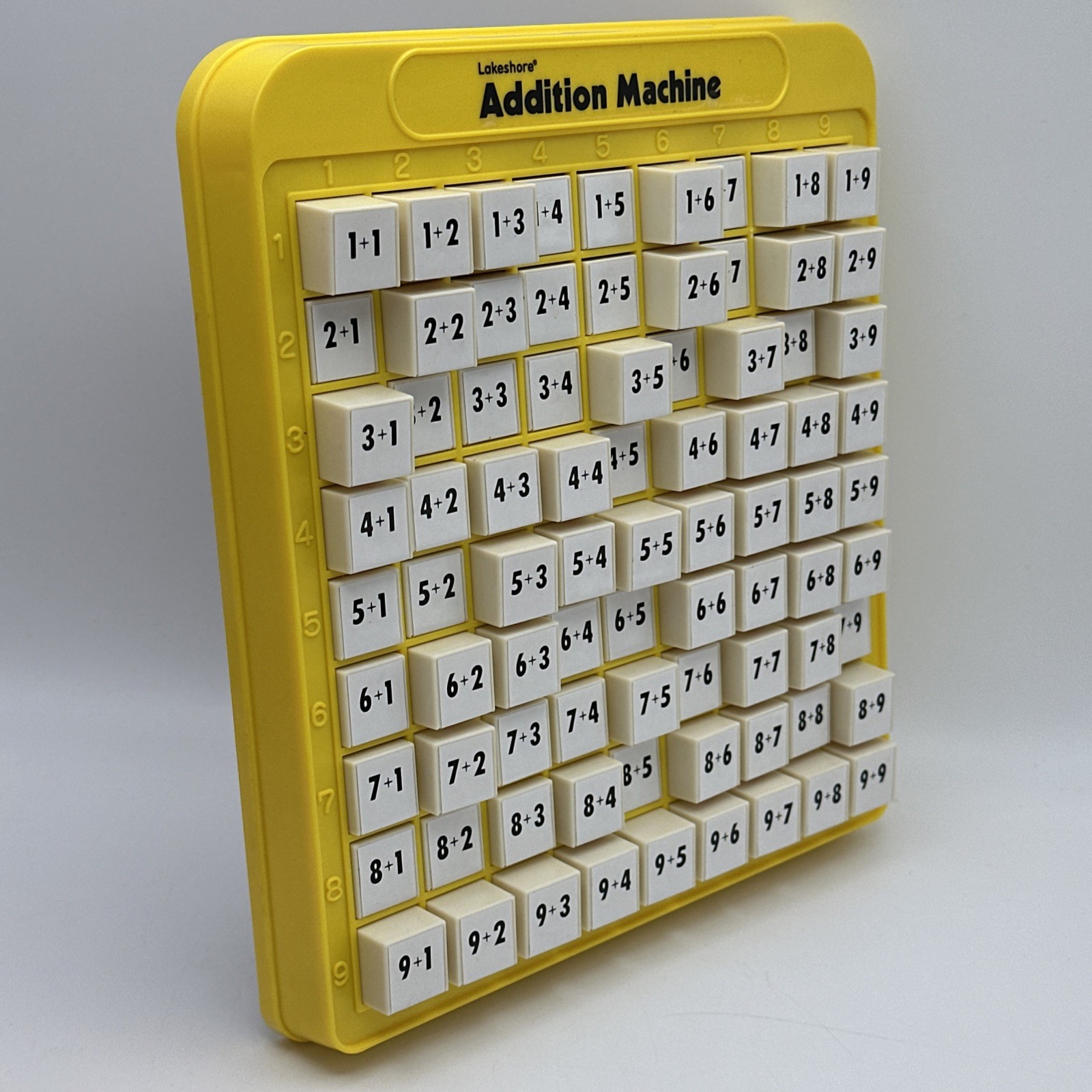 Lakeshore Addition Machine In Box Math Educational Tool Push Button Home School