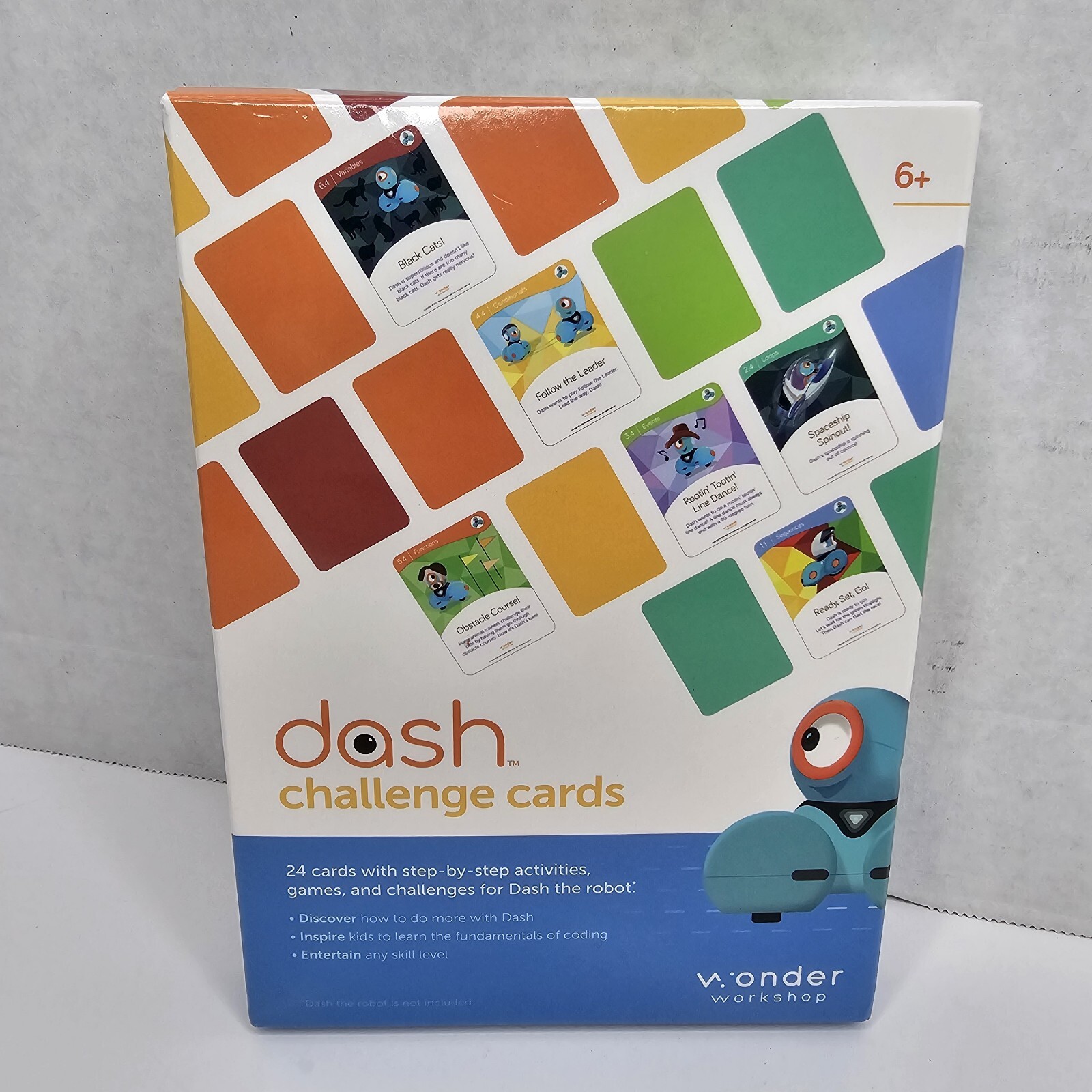 Wonder Workshop Dash Challenge Cards Set Robot Accessory