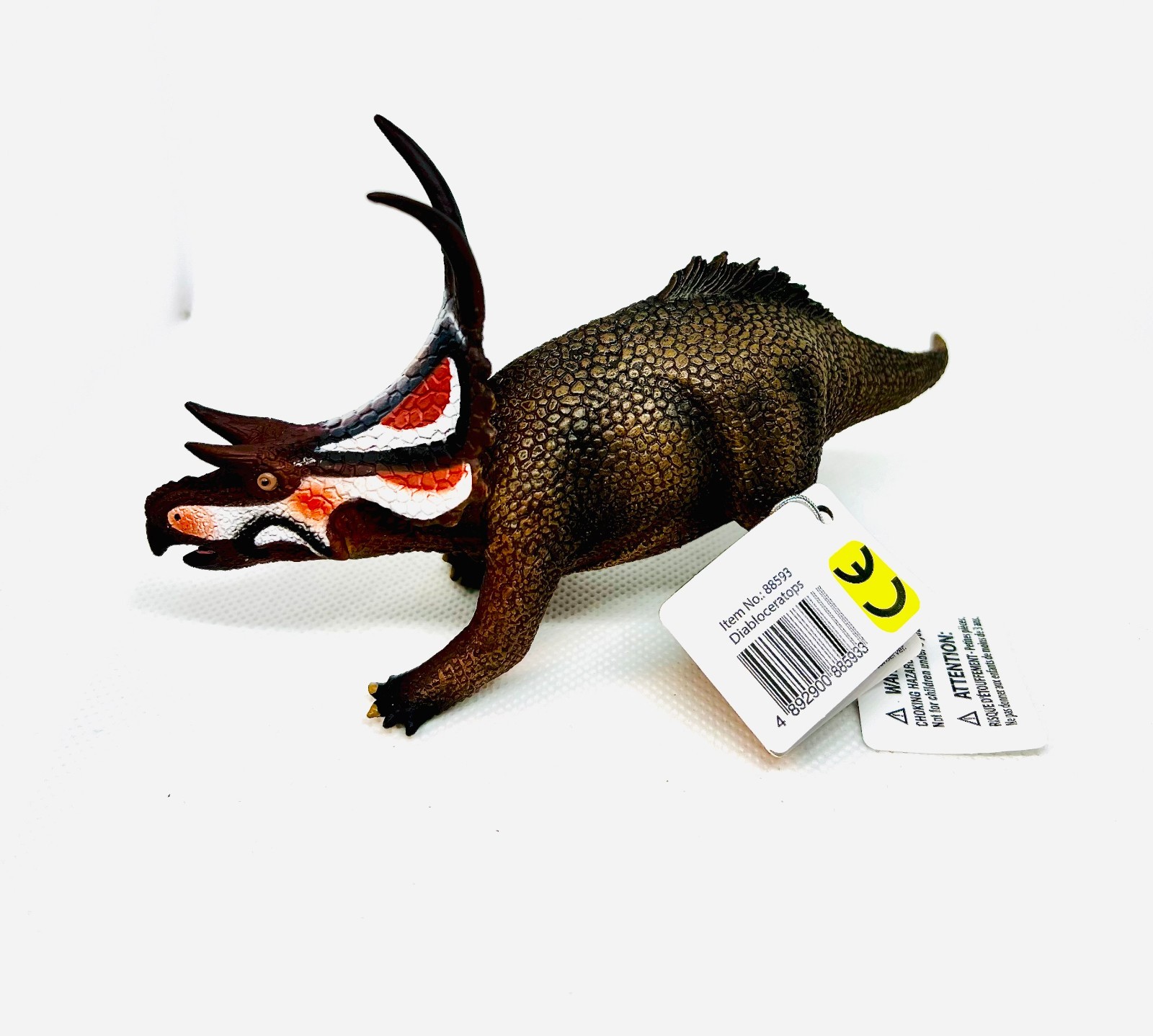 CollectA – Diabloceratops 88593- Prehistoric Dinosaur Toy Model Figure – 3″ x 6″