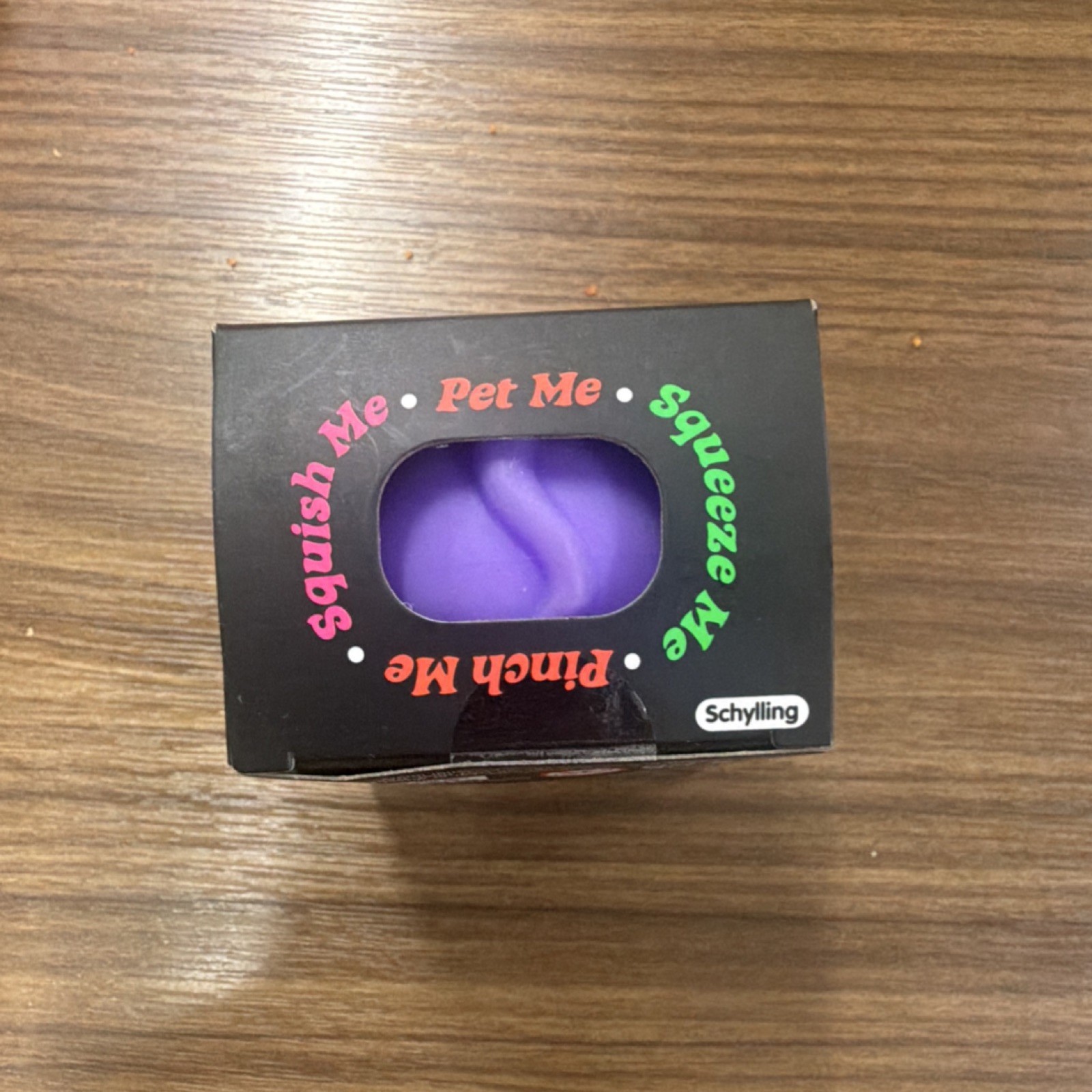Schylling Purple Tactile Squeeze Toy for Ages 3-4, 4-7, 8-11 Years Sensory Play