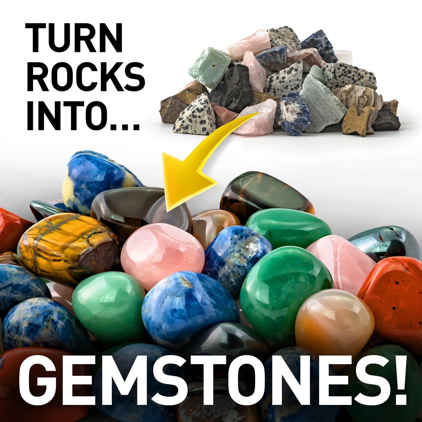 Blue Marble National Geographic Hobby Rock Tumbler Kit – Rock Polisher For Kids