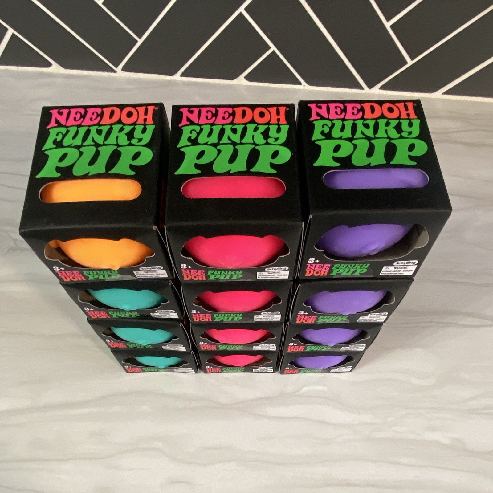 NeeDoh Funky Pup Lot of 12