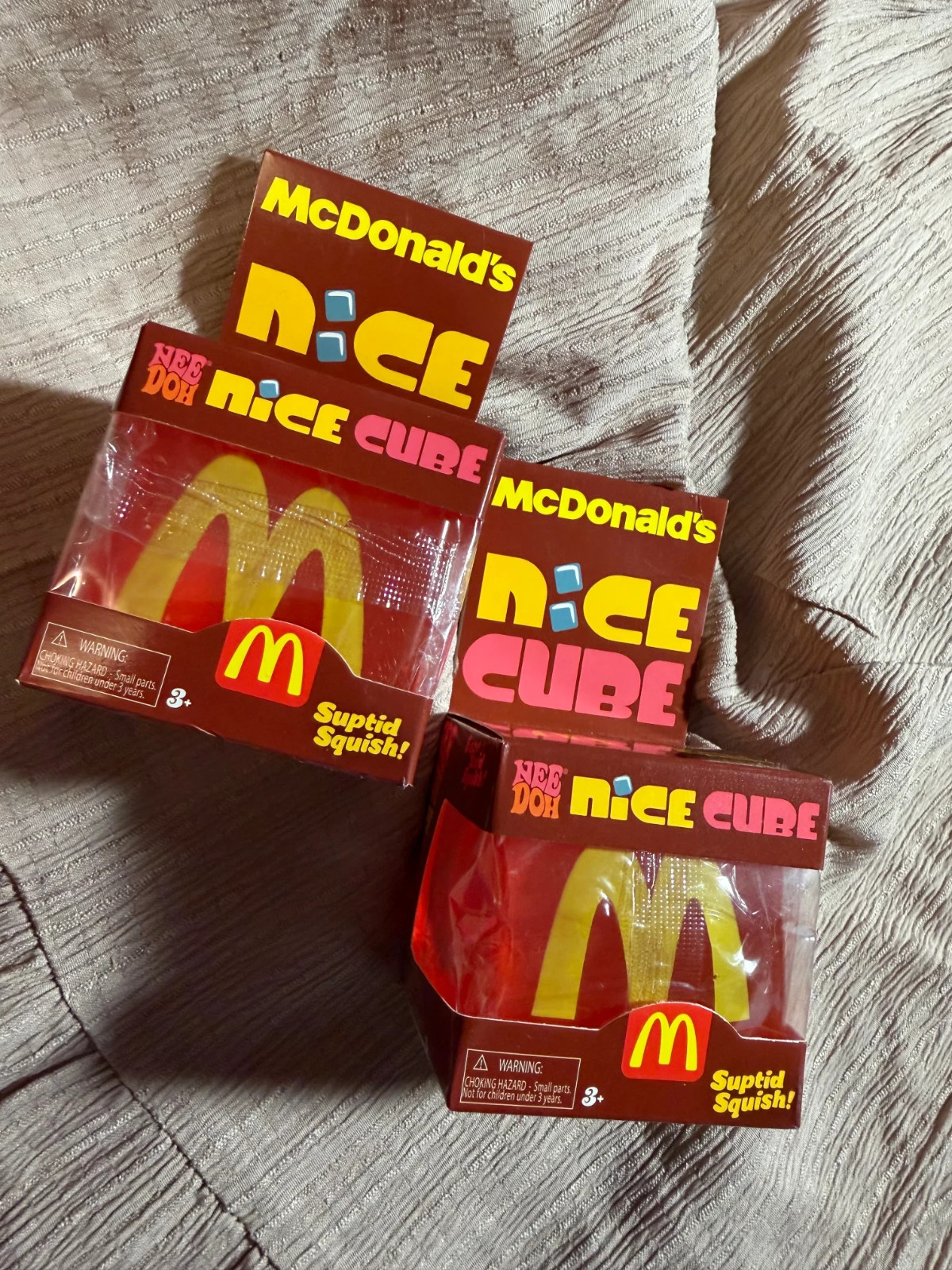 NeeDoh McDonalds M Nice Cube – Brand New