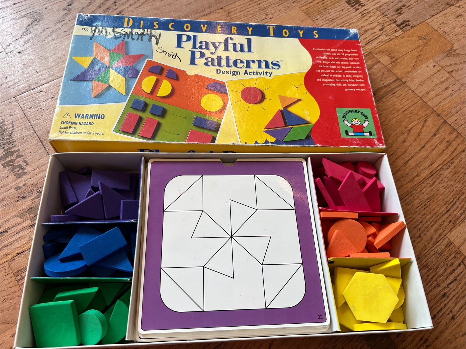 Discovery Toys 1996 Playful Patterns Design Activity Play Learning Game 2930
