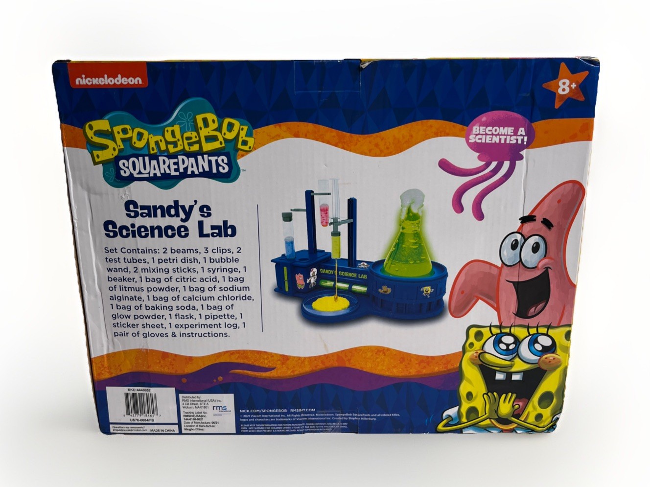 SpongeBob SquarePants Sandy’s Science Lab Playset 25+ Experiments STEM