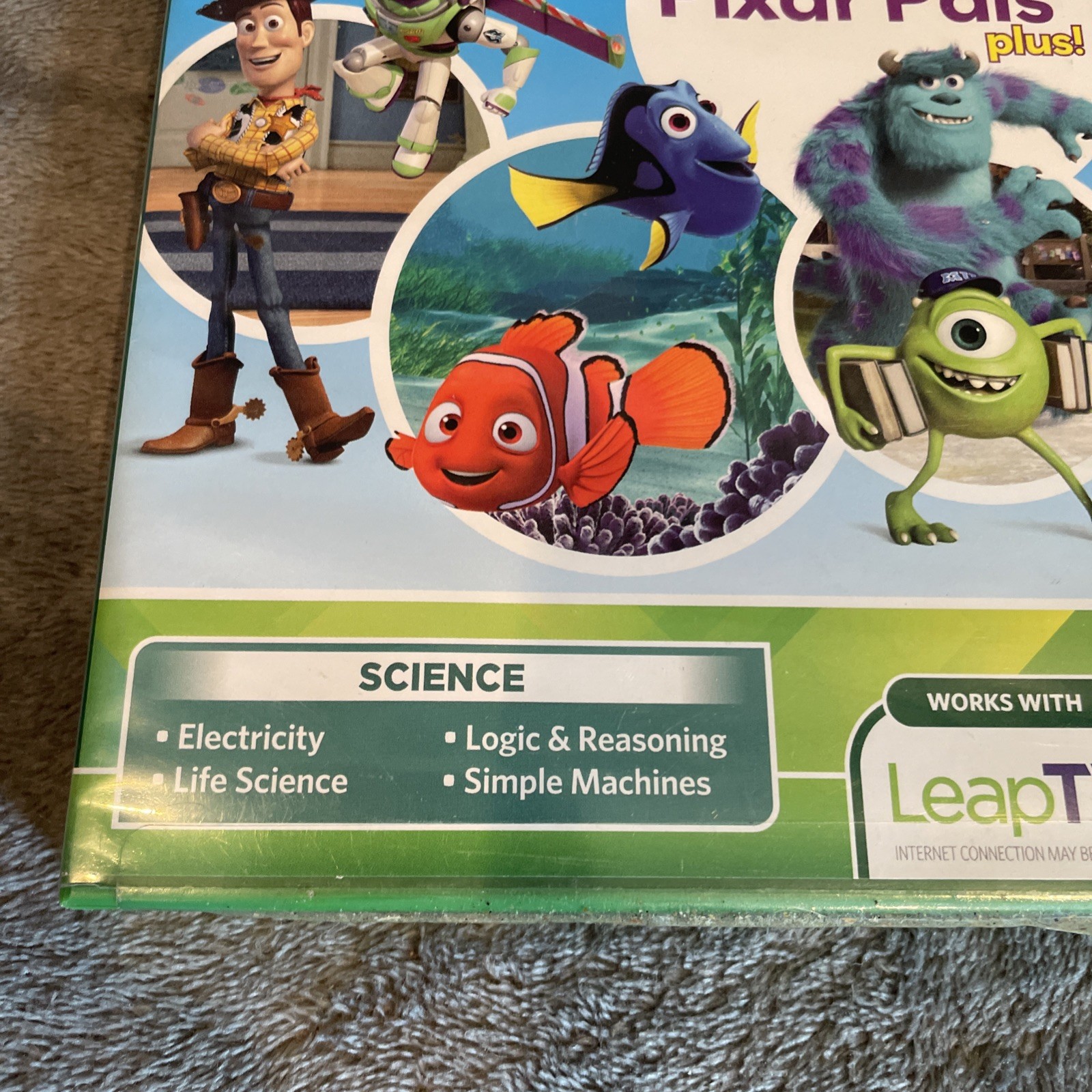 LeapFrog LeapTV Disney Pixar Pals Plus 4-7 Years Science Educational Game