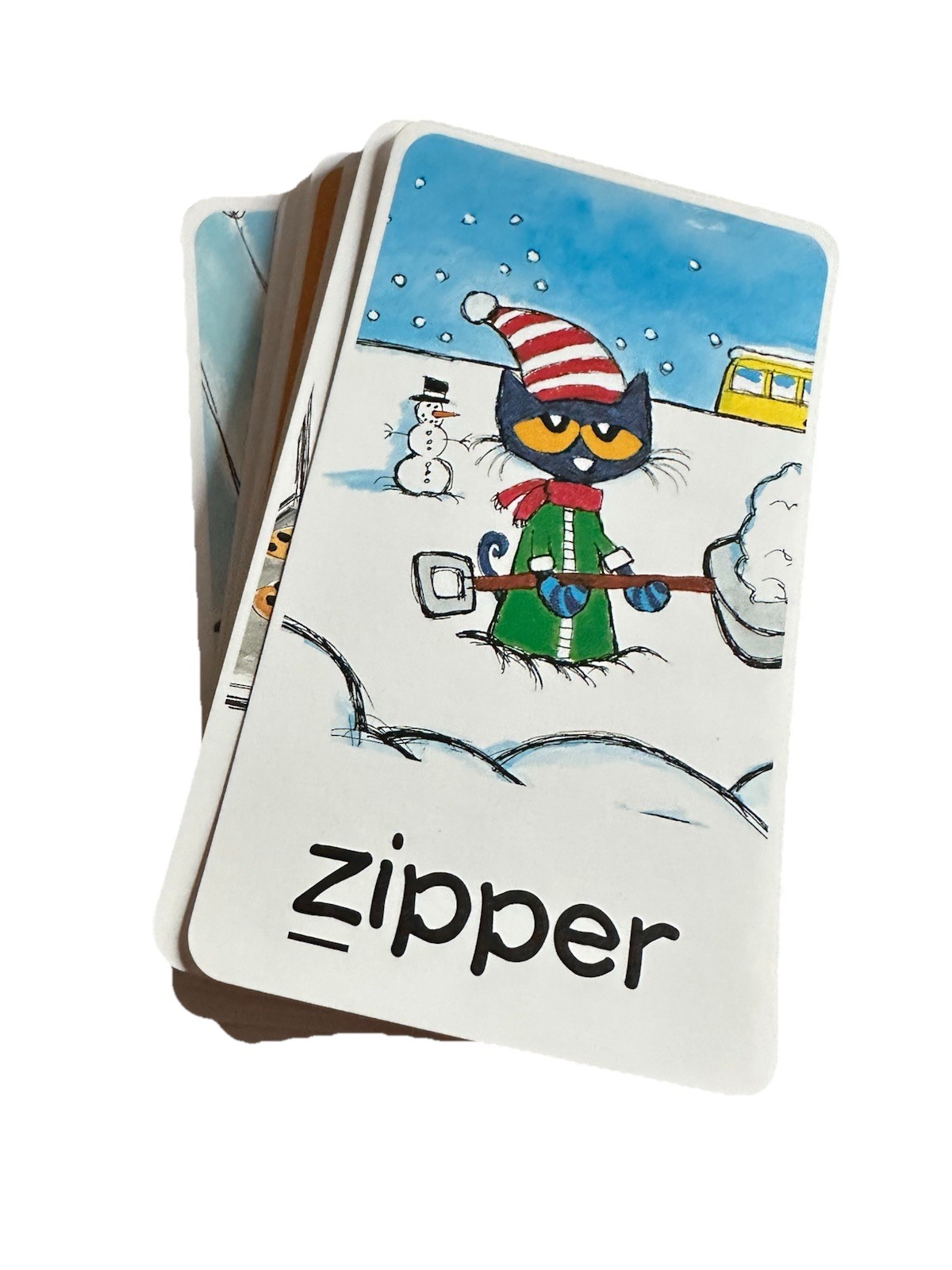 Pete the Cat ABC’s & Words Flash Cards – Ages 3+ – 36 Cards