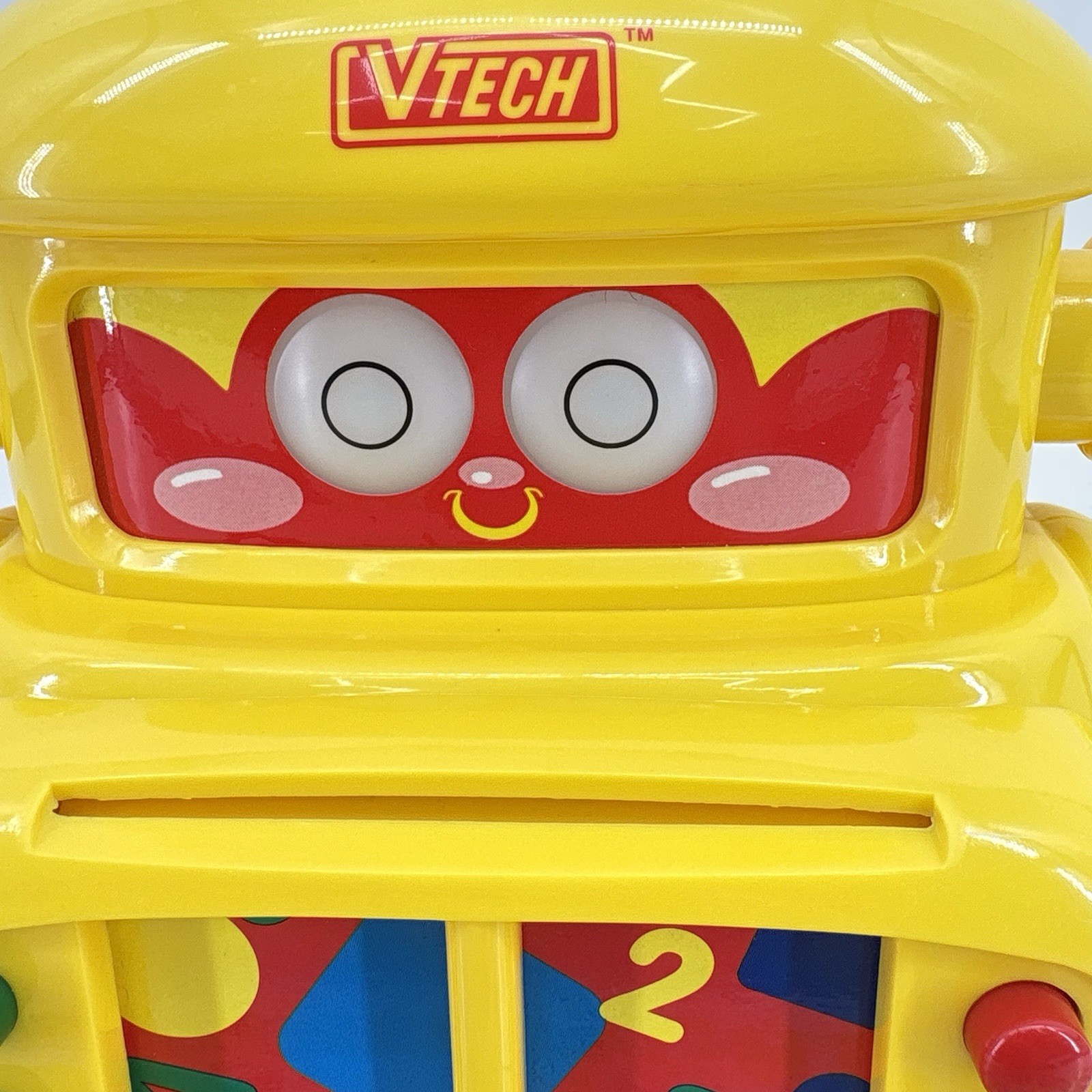 VTech Talking Little Smart Smarty VTG Robot & 10 2-Sided Activity Cards Works