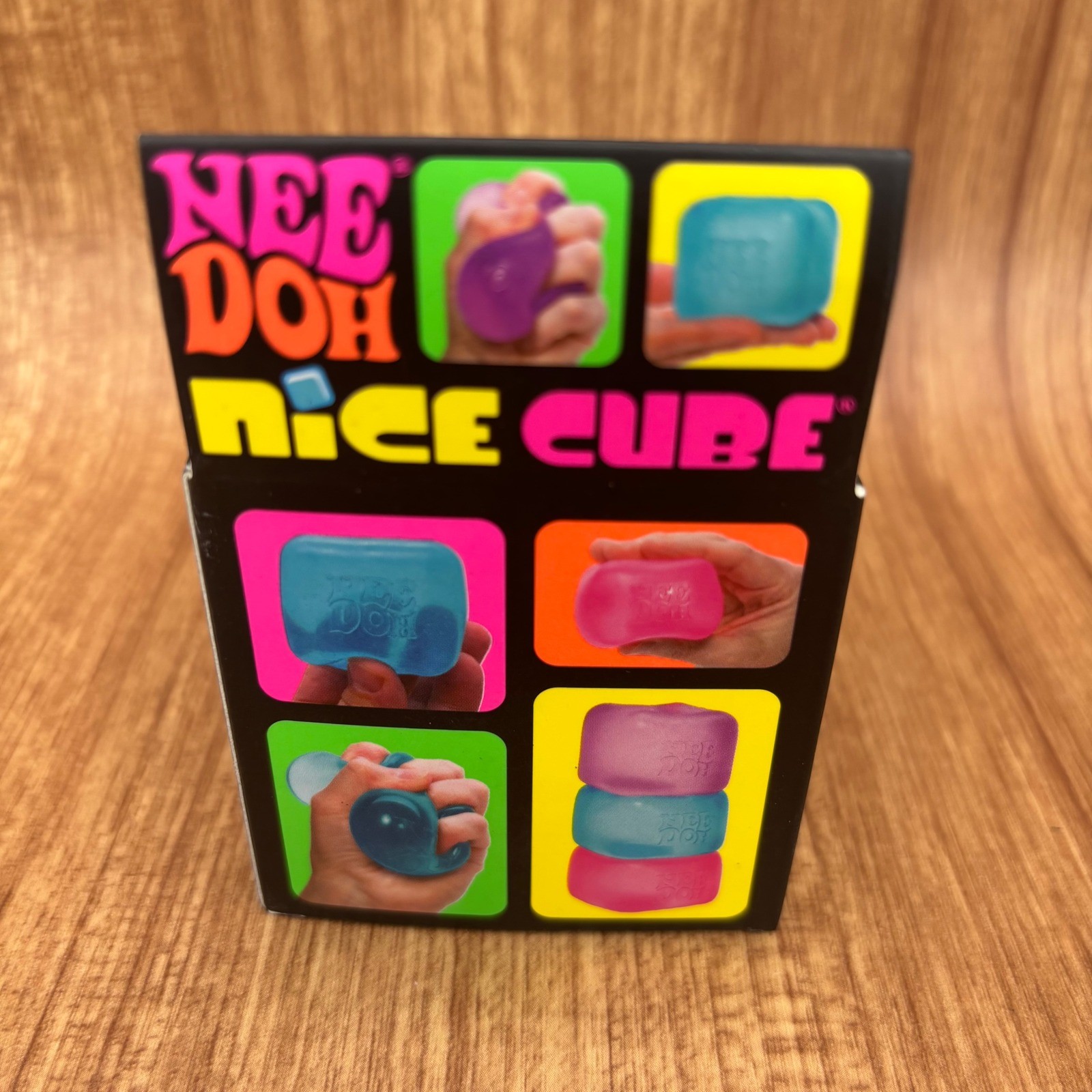 Schylling NeeDoh Nice Cube Unisex OS Purple Super Solid Squish Fidget Toy NEW