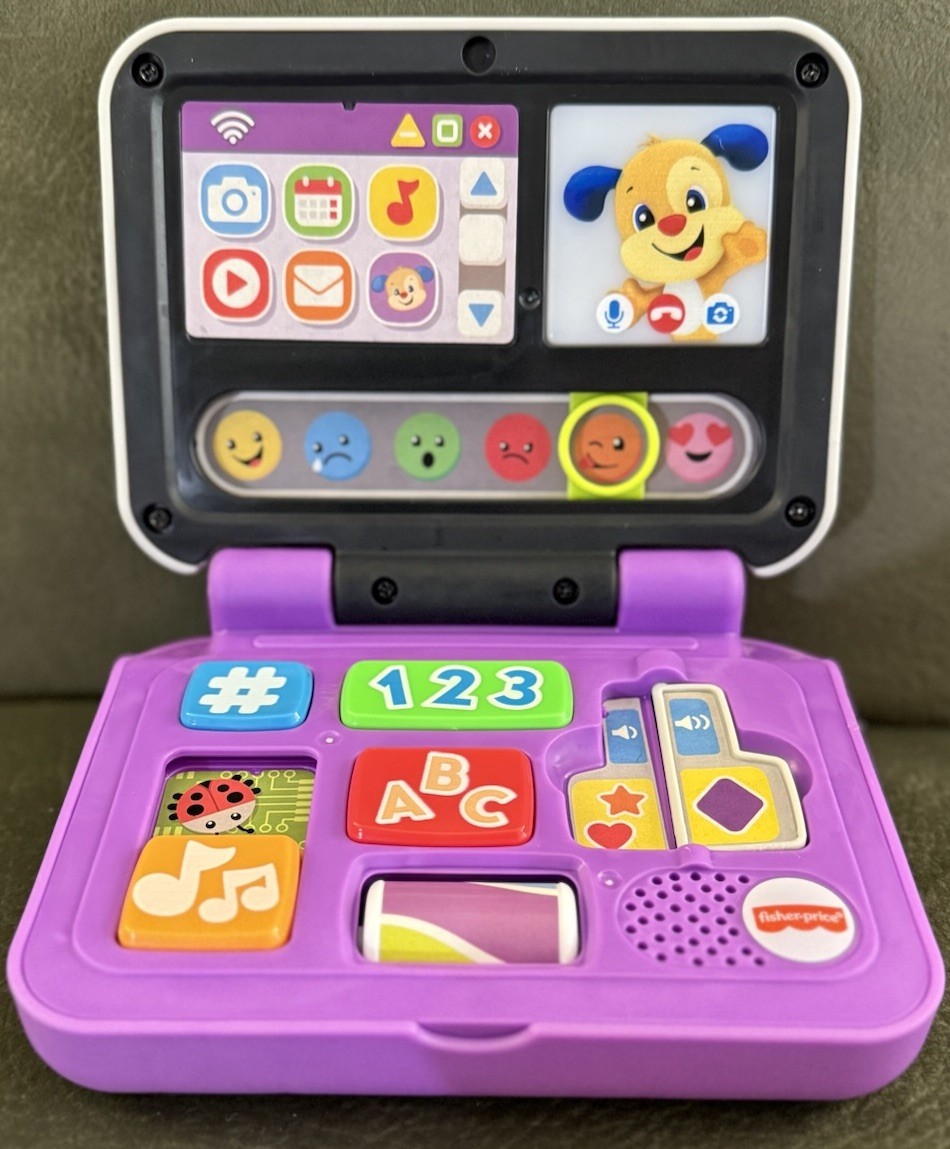 Fisher-Price Laugh & Learn Click & Learn Laptop Interactive Baby Toy 6-36 months