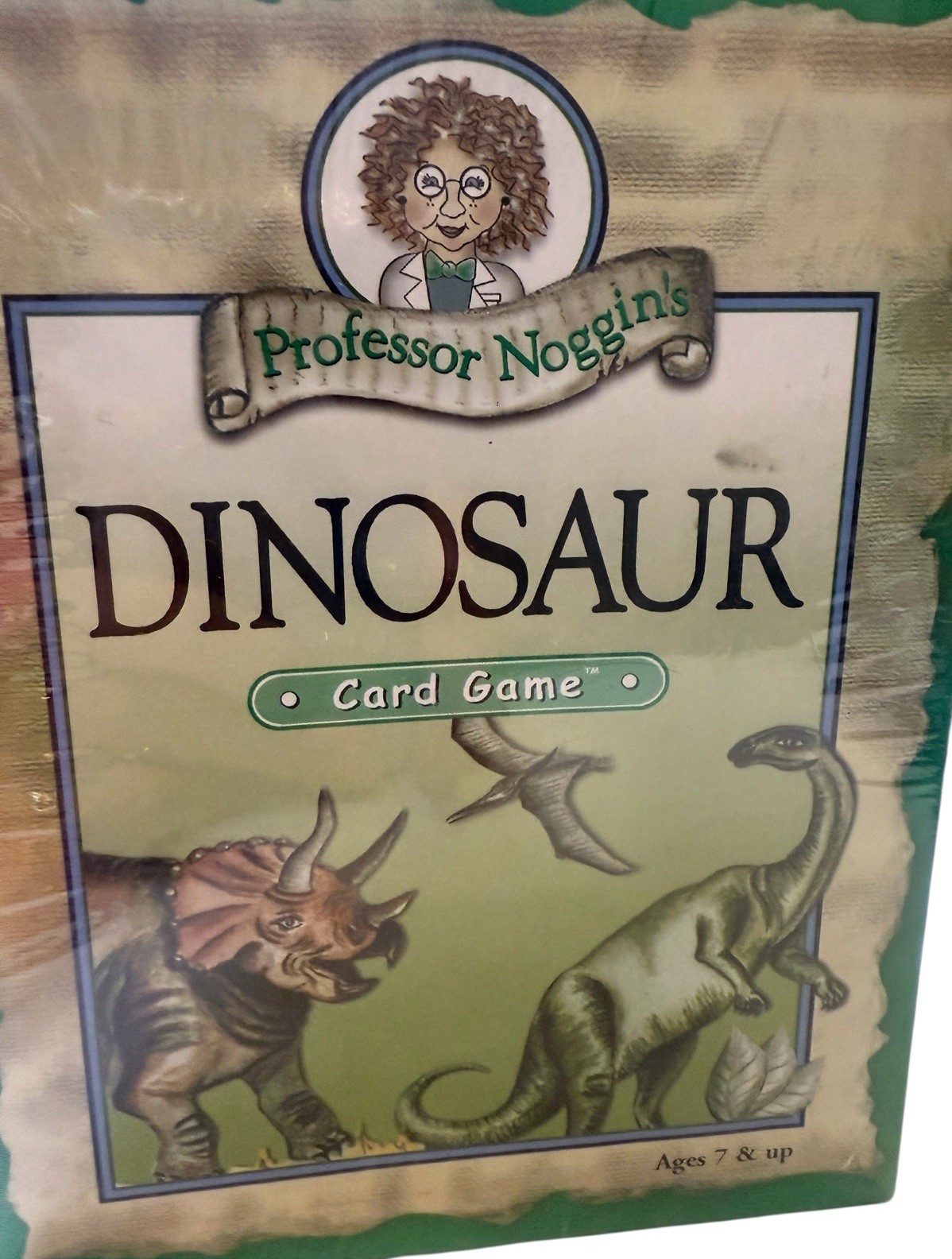 Professor Noggin’s Dinosaurs Educational Card Game by Outset Media NEW/Sealed A6