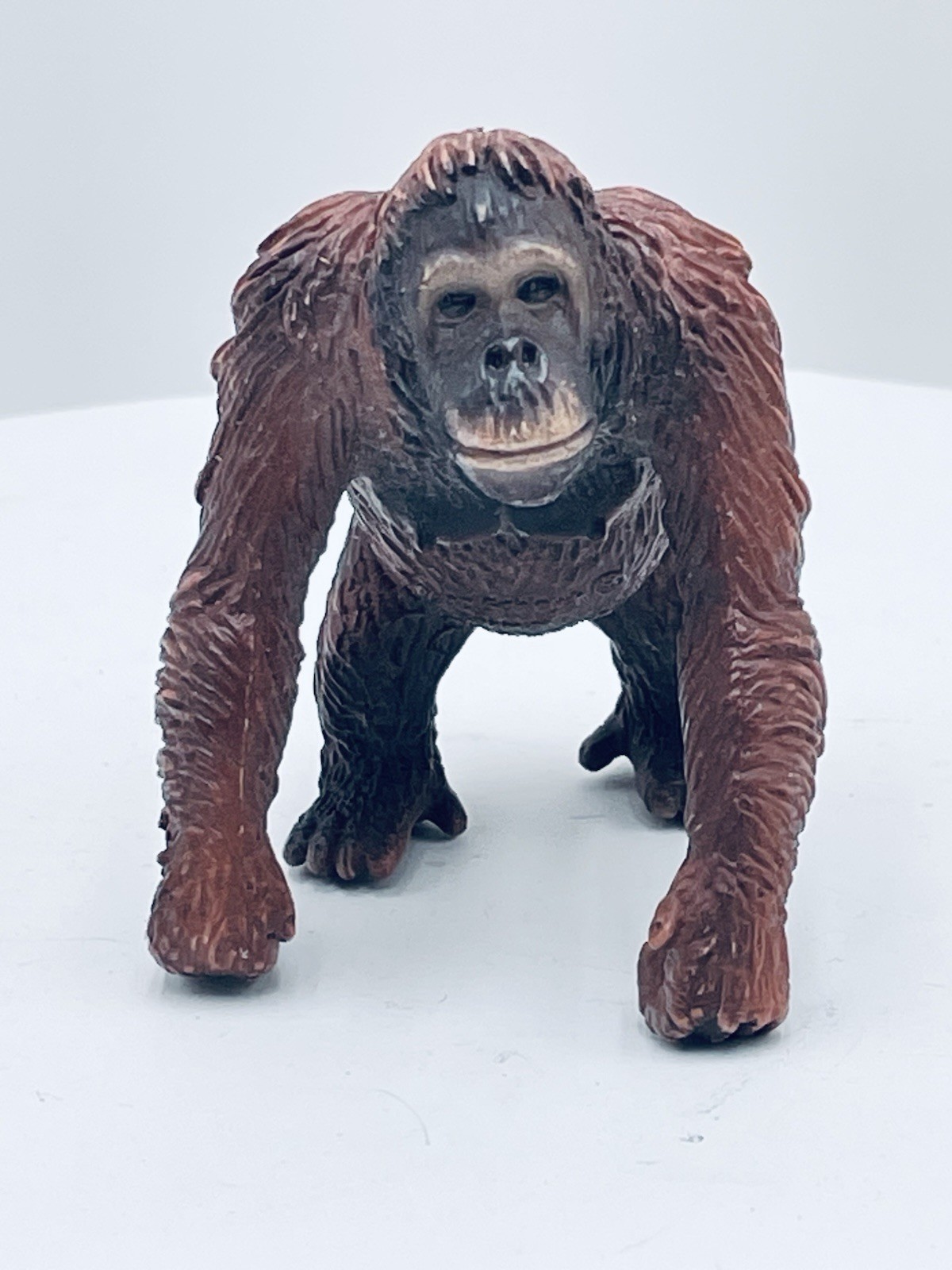 VTG Rubber Hard Plastic GORILLA ORANGUTAN Toy Figure Zoo Wild Animal Safari LOT